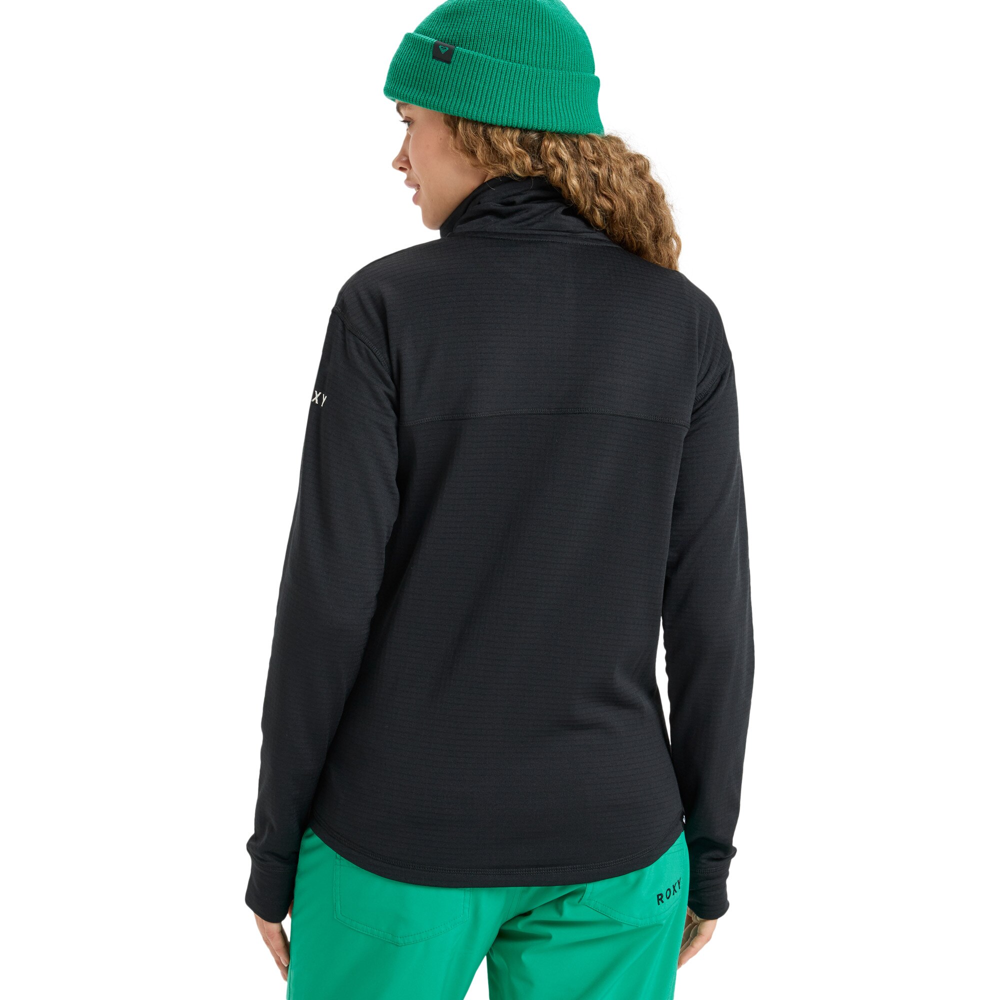 Camiseta de mujer Vertere Full Zip Roxy - Negro Negro-2