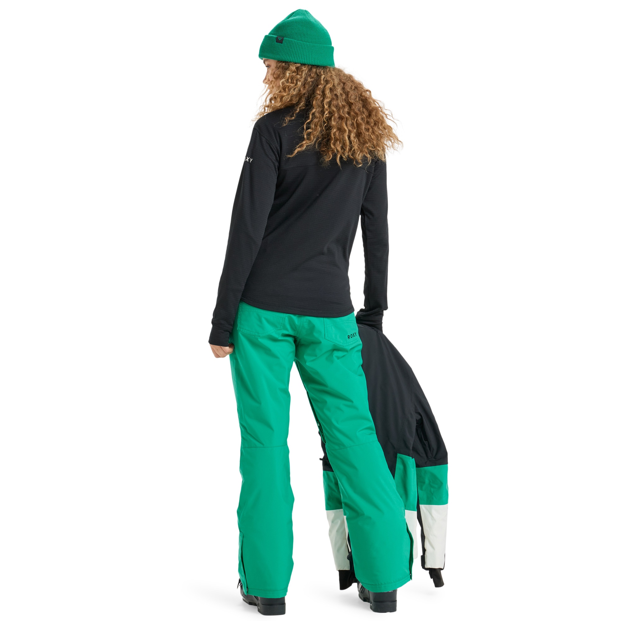 Camiseta de mujer Vertere Full Zip Roxy - Negro Negro-5