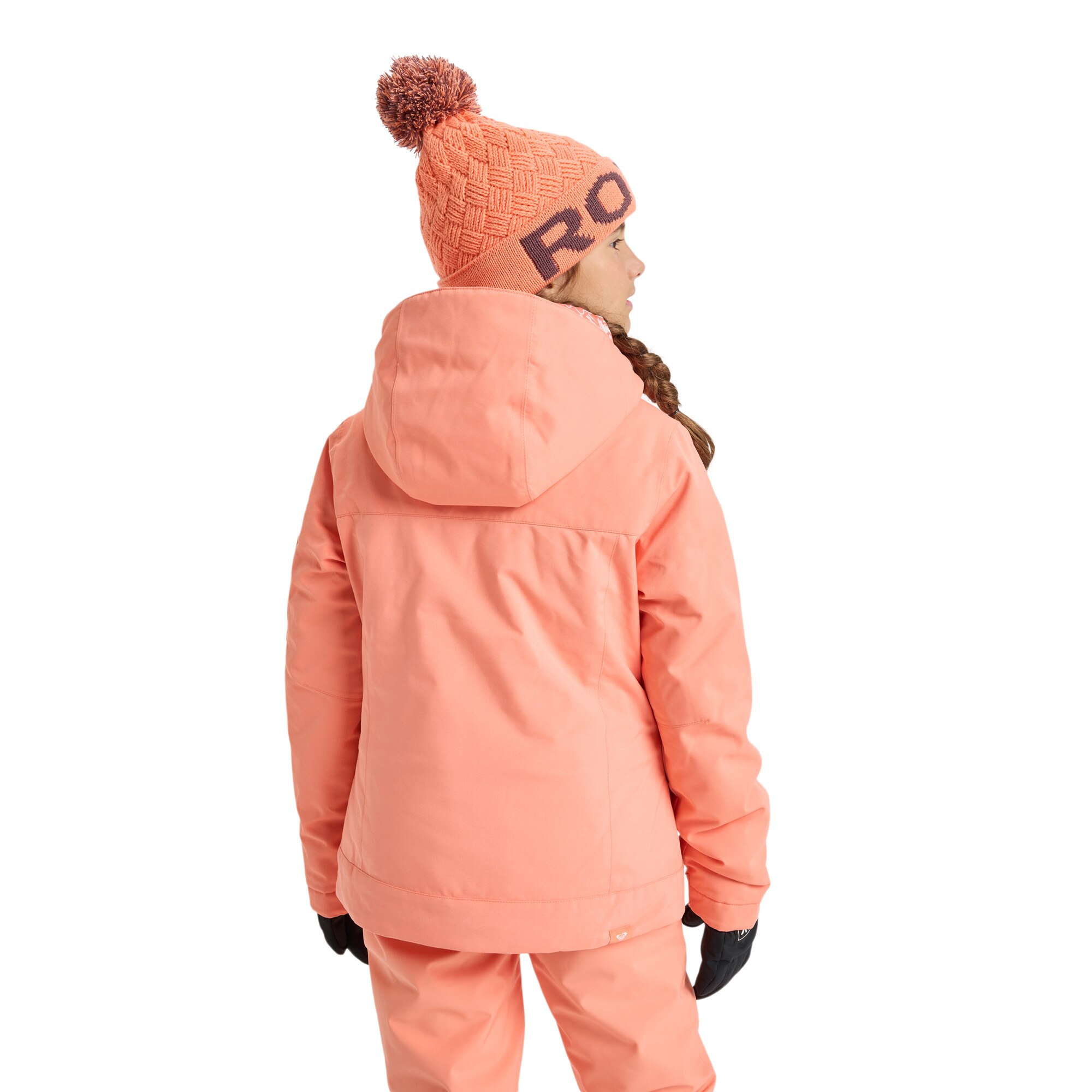 Chaqueta snow de niños Meade Roxy - Rosa Rosa-2