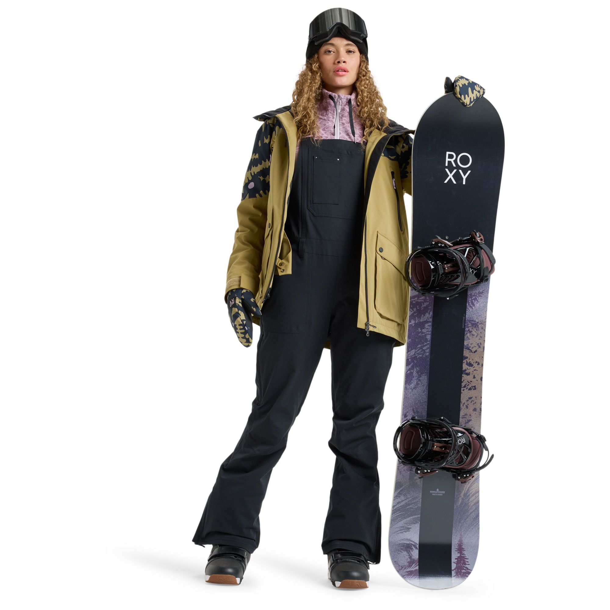 Imagen 4 de Peto técnico snow de mujer Rideout Roxy - Negro Negro