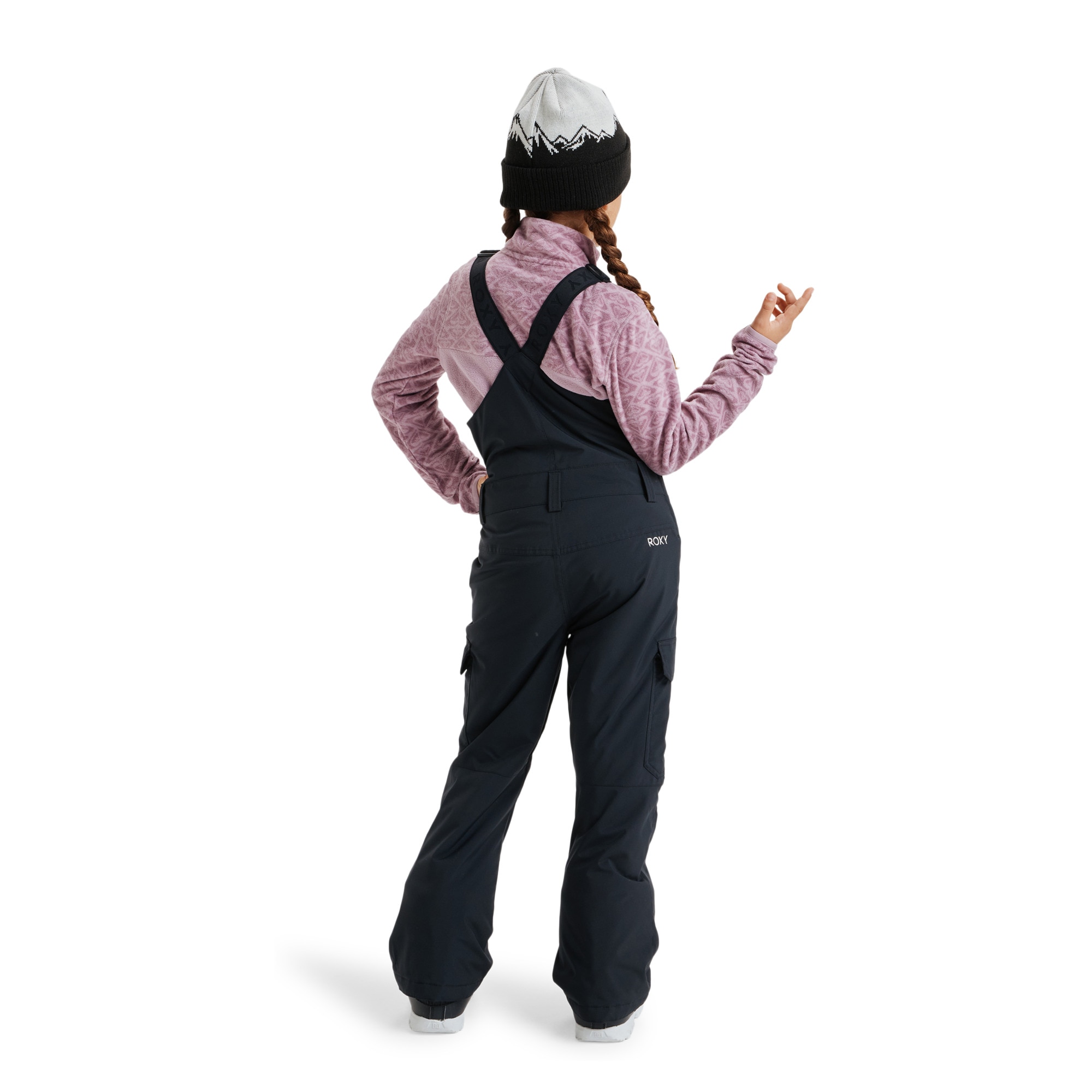 Peto técnico snow de niños Non Stop Girl Roxy - Azul oscuro Azul oscuro-2