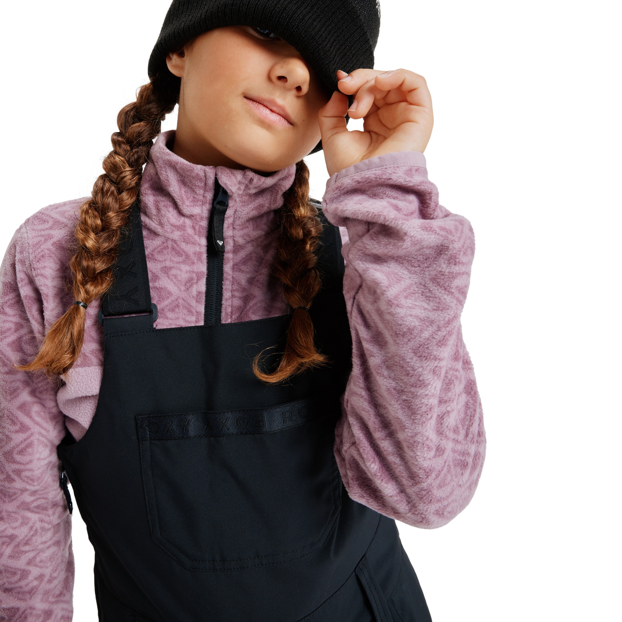Peto técnico snow de niños Non Stop Girl Roxy - Azul oscuro Azul oscuro-3