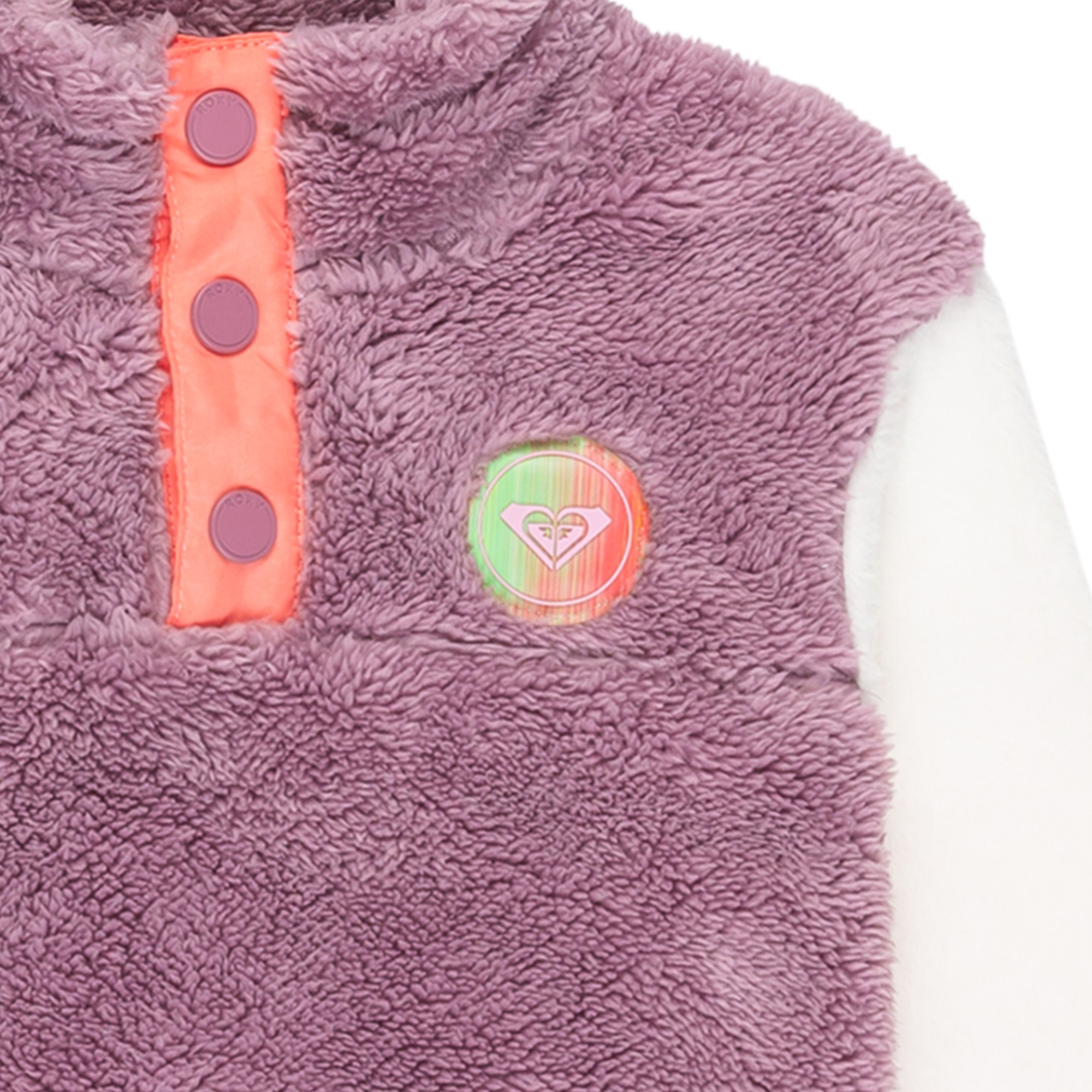 Camiseta de niños Mini Wenty Roxy - Morado Morado-3