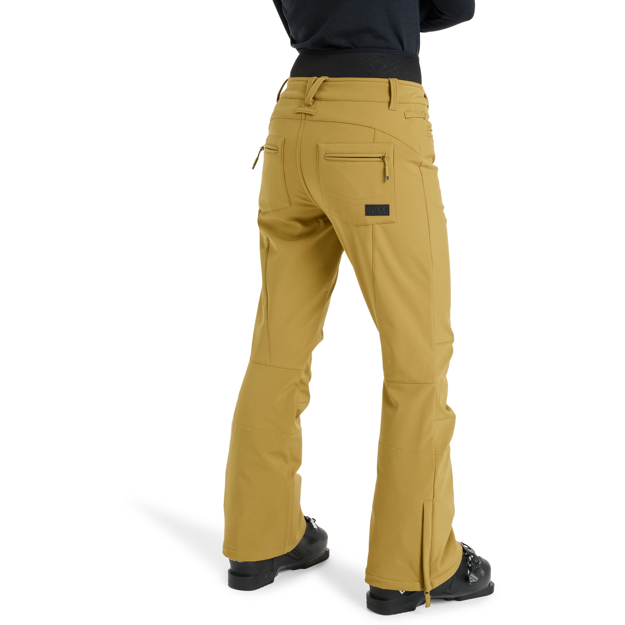 Pantalón de mujer Rising High Roxy - Beige Beige-2