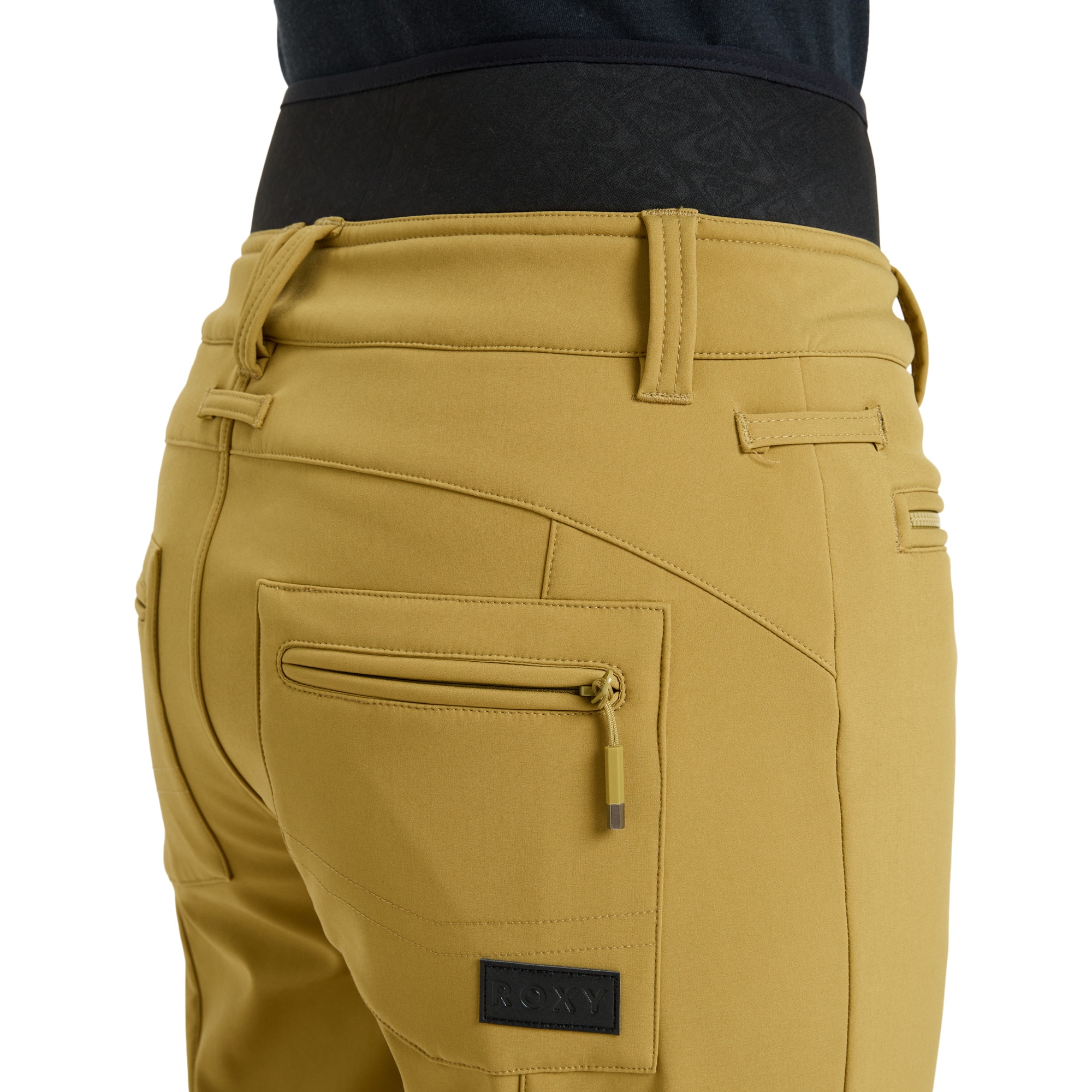Pantalón de mujer Rising High Roxy - Beige Beige-6