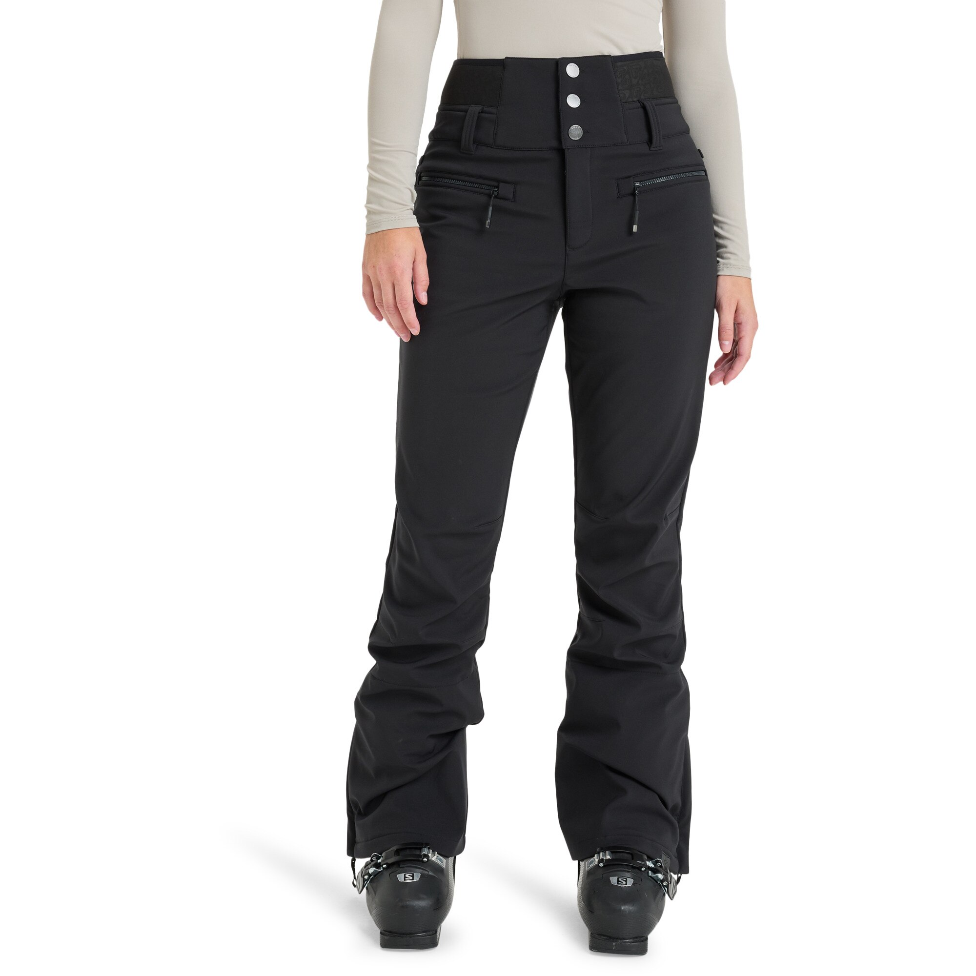 Pantalón de mujer Rising High Roxy - Negro Negro-1