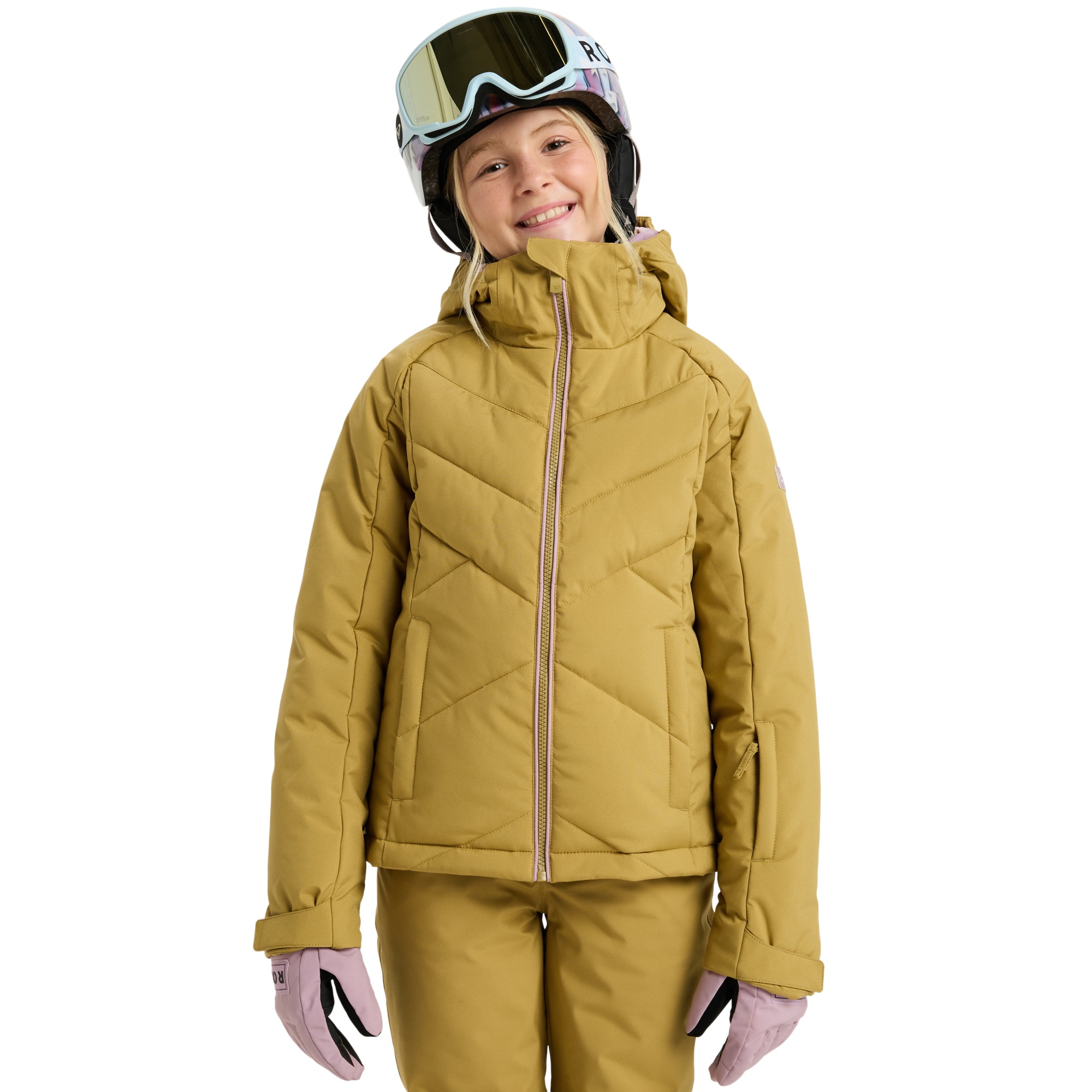 Chaqueta de niños Snowsylva Roxy - Beige Beige-1