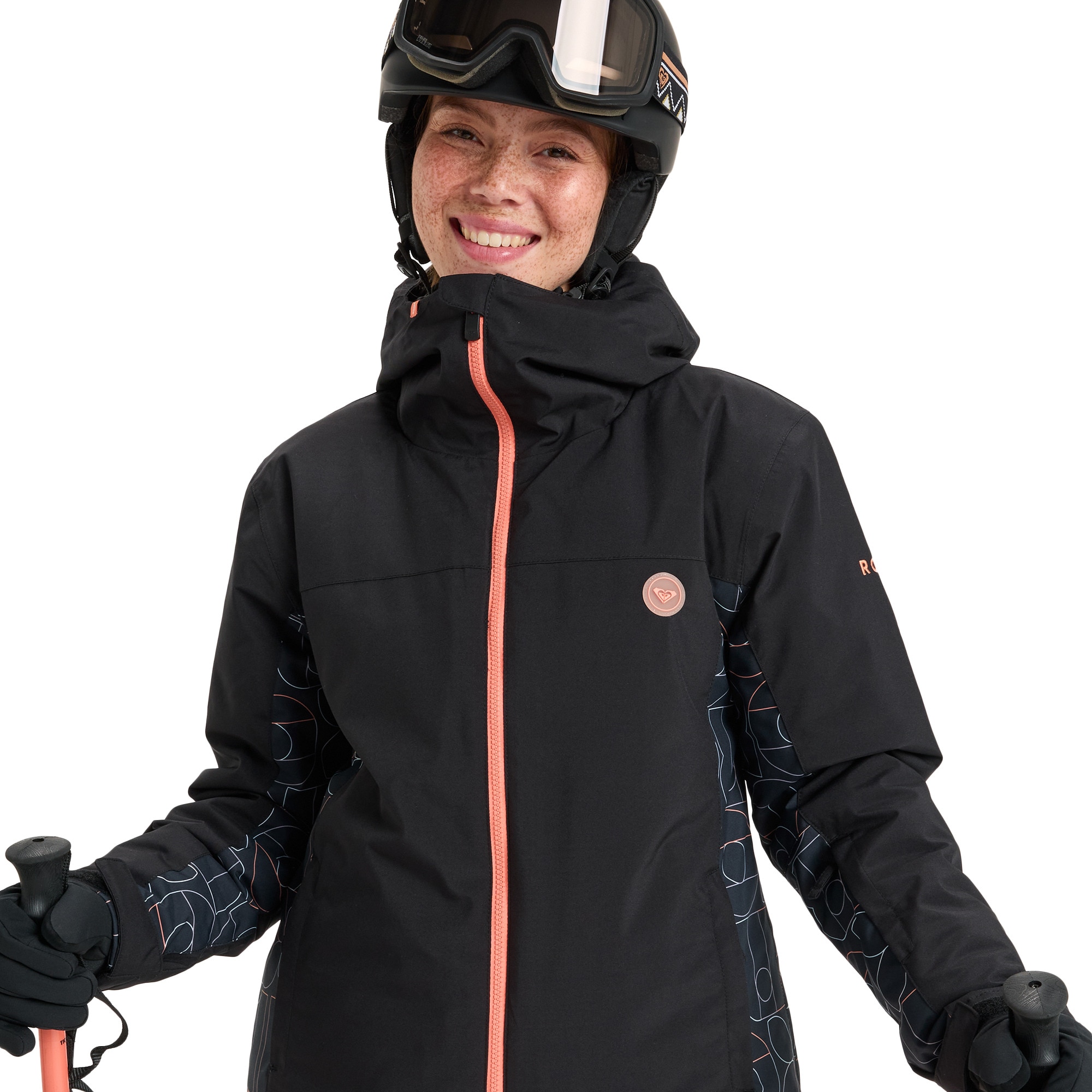 Chaqueta de mujer Galaxy Roxy - Negro Negro-1