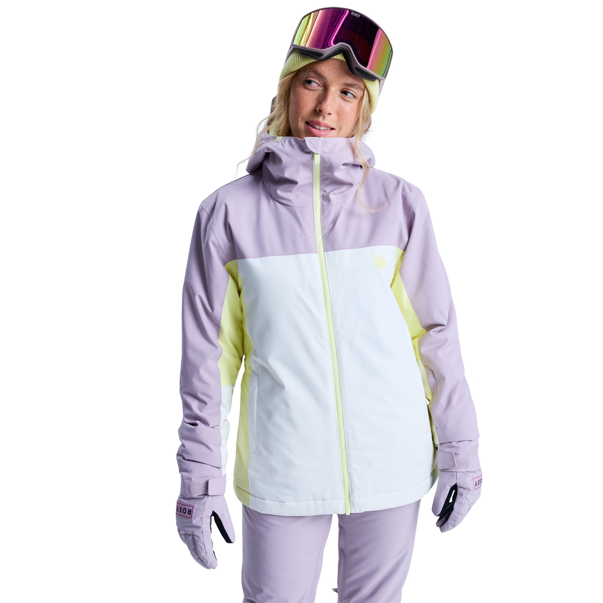 Roxy Chaqueta de mujer Galaxy Morado / Verde claro