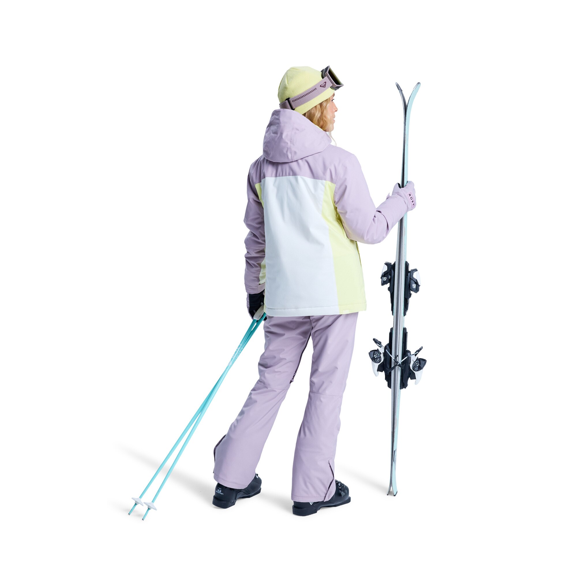 Chaqueta de mujer Galaxy Roxy - Morado / Verde claro Morado / Verde claro-5