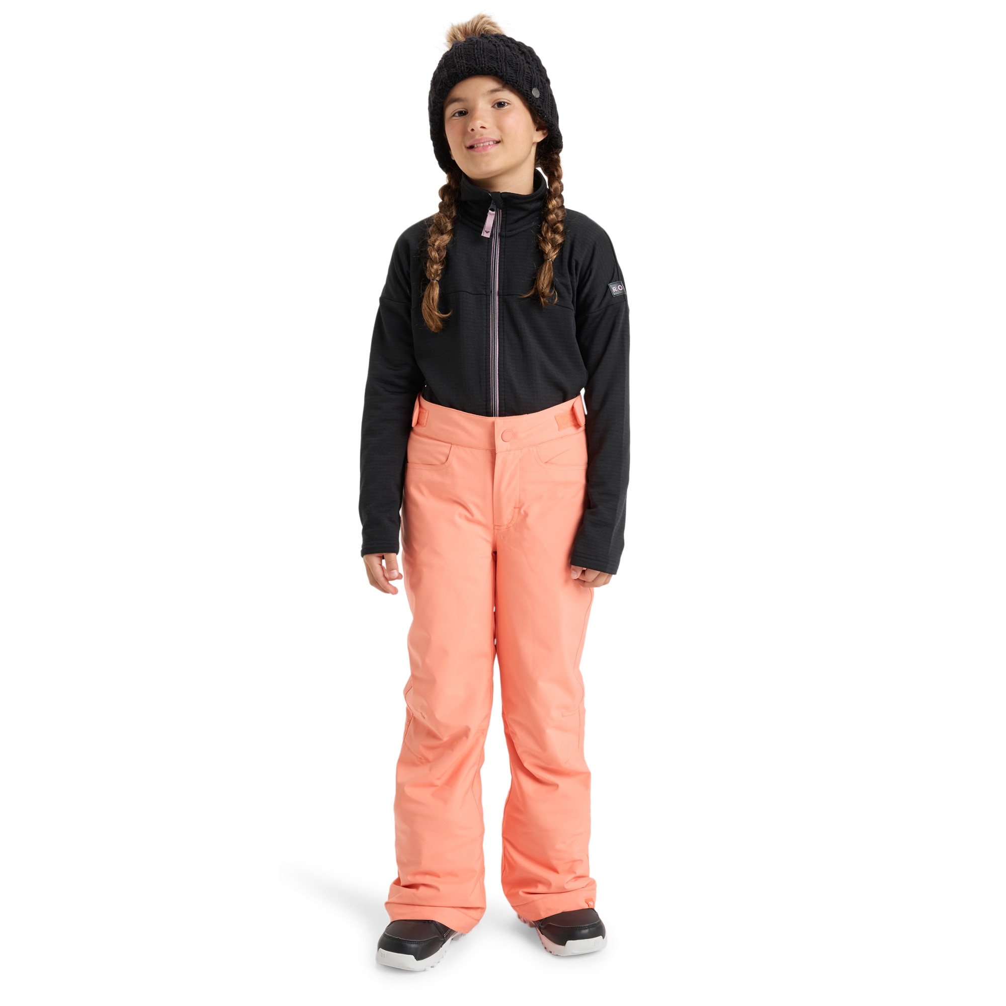 Imagen 4 de Pantalón snow de niños Backyard Girl Roxy - Rosa Rosa