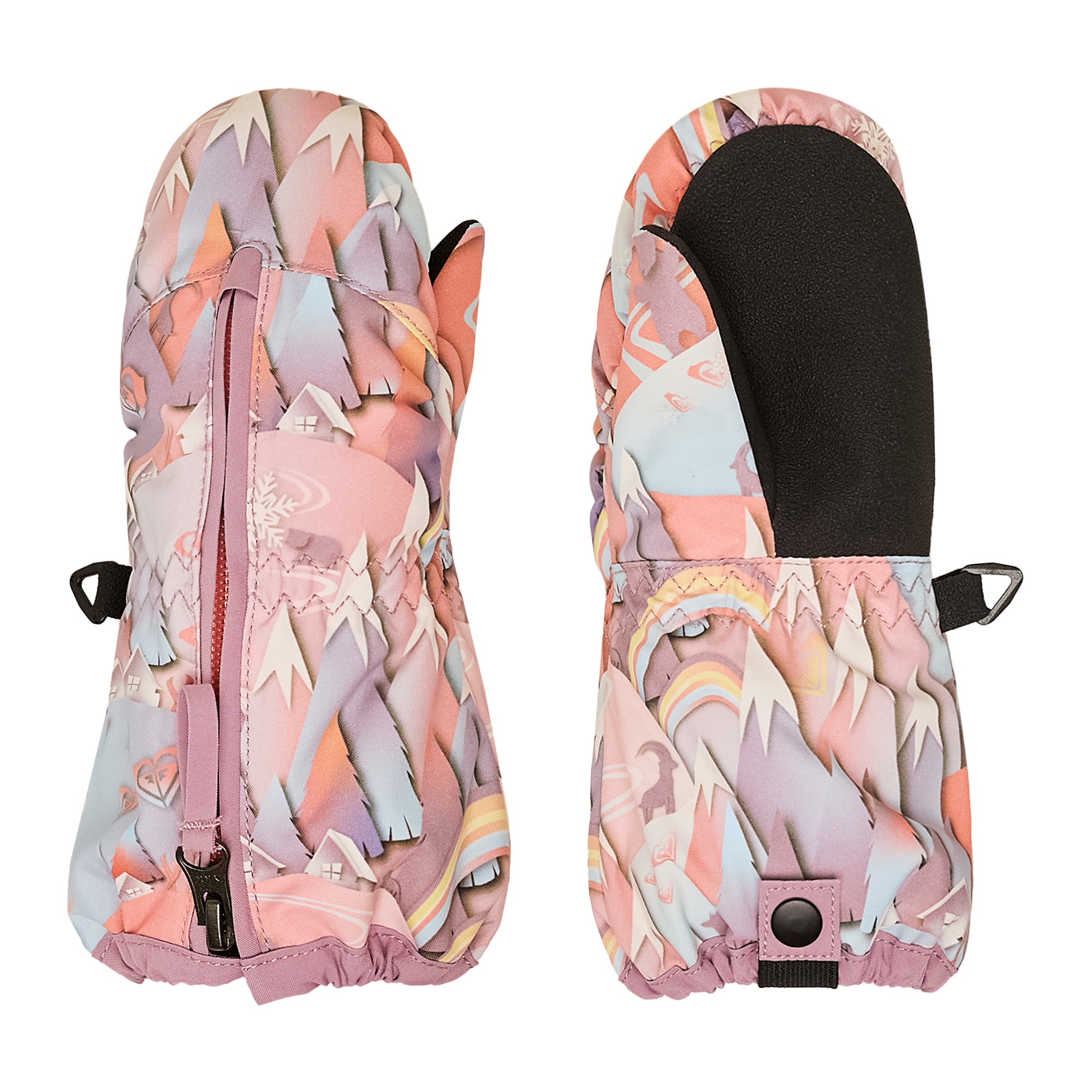 Manoplas de niños Snows Up Roxy - Rosa Rosa-1