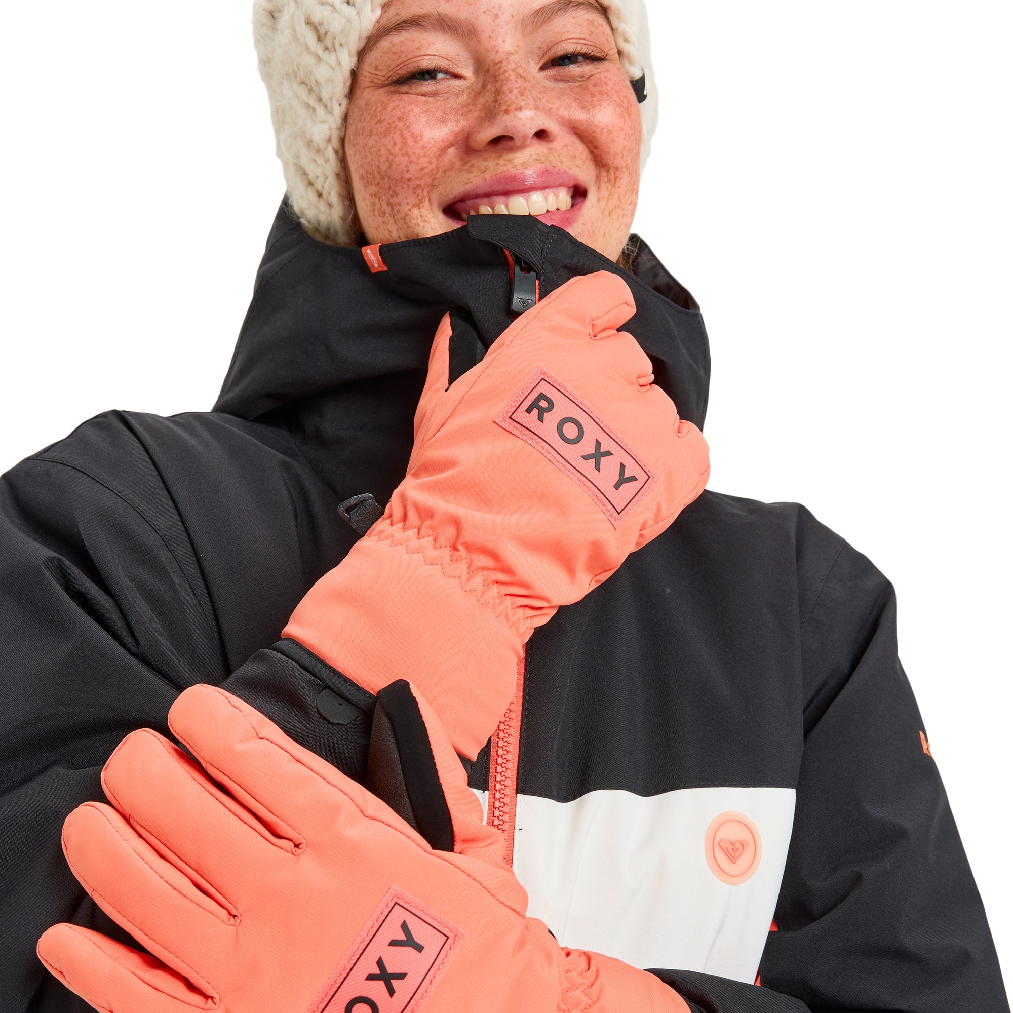 Guantes de mujer Freshfield Roxy - Naranja fuerte Naranja fuerte-1