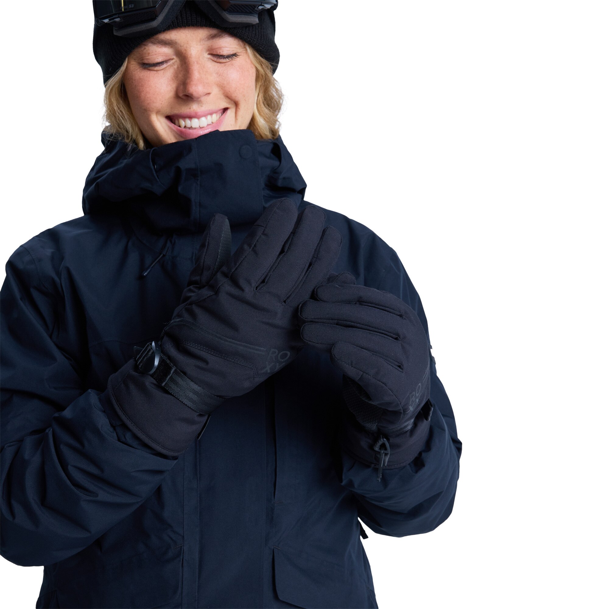 Imagen 0 de Guantes de mujer Gore Tex Fizz Roxy Negro