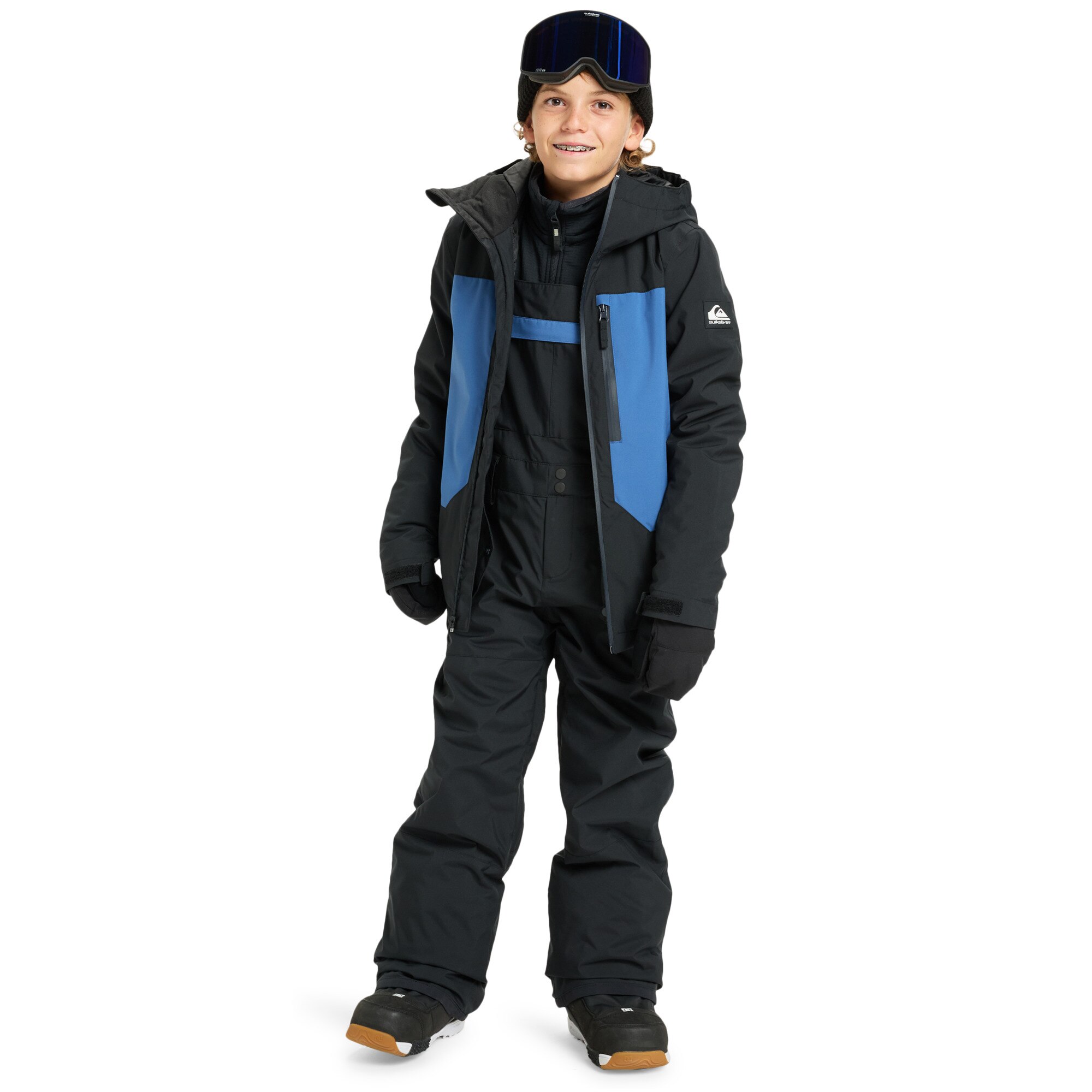 Peto técnico de snow de niños Mash Up Quiksilver - Negro Negro-3