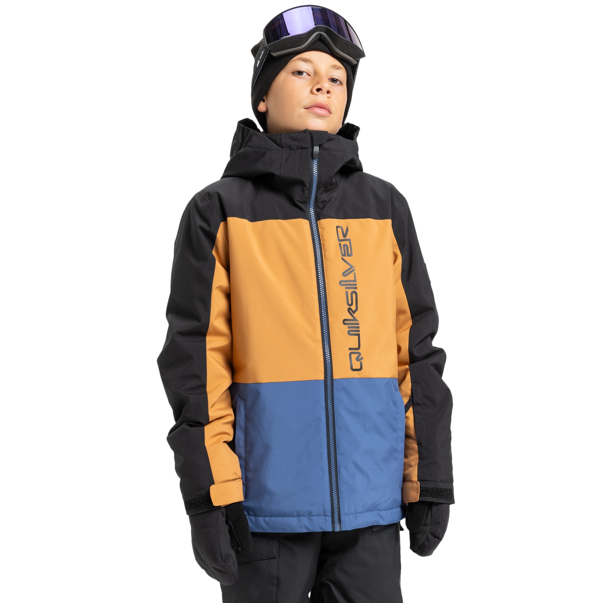 Chaqueta de niños Side Hit Block Quiksilver - Negro Negro-1