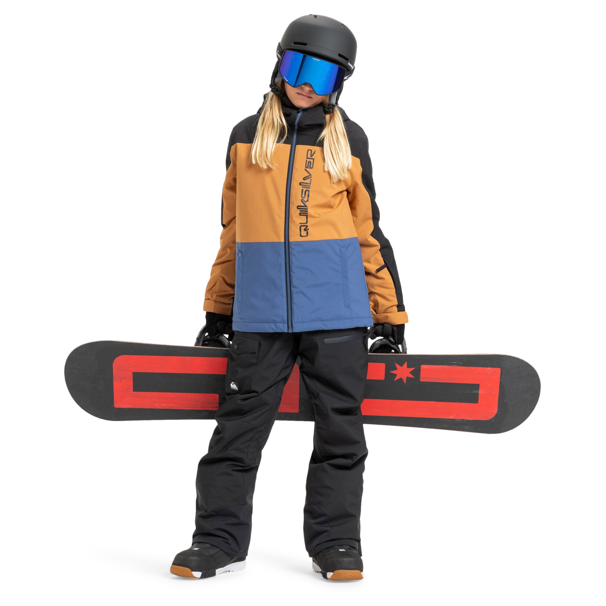 Chaqueta de niños Side Hit Block Quiksilver - Negro Negro-4