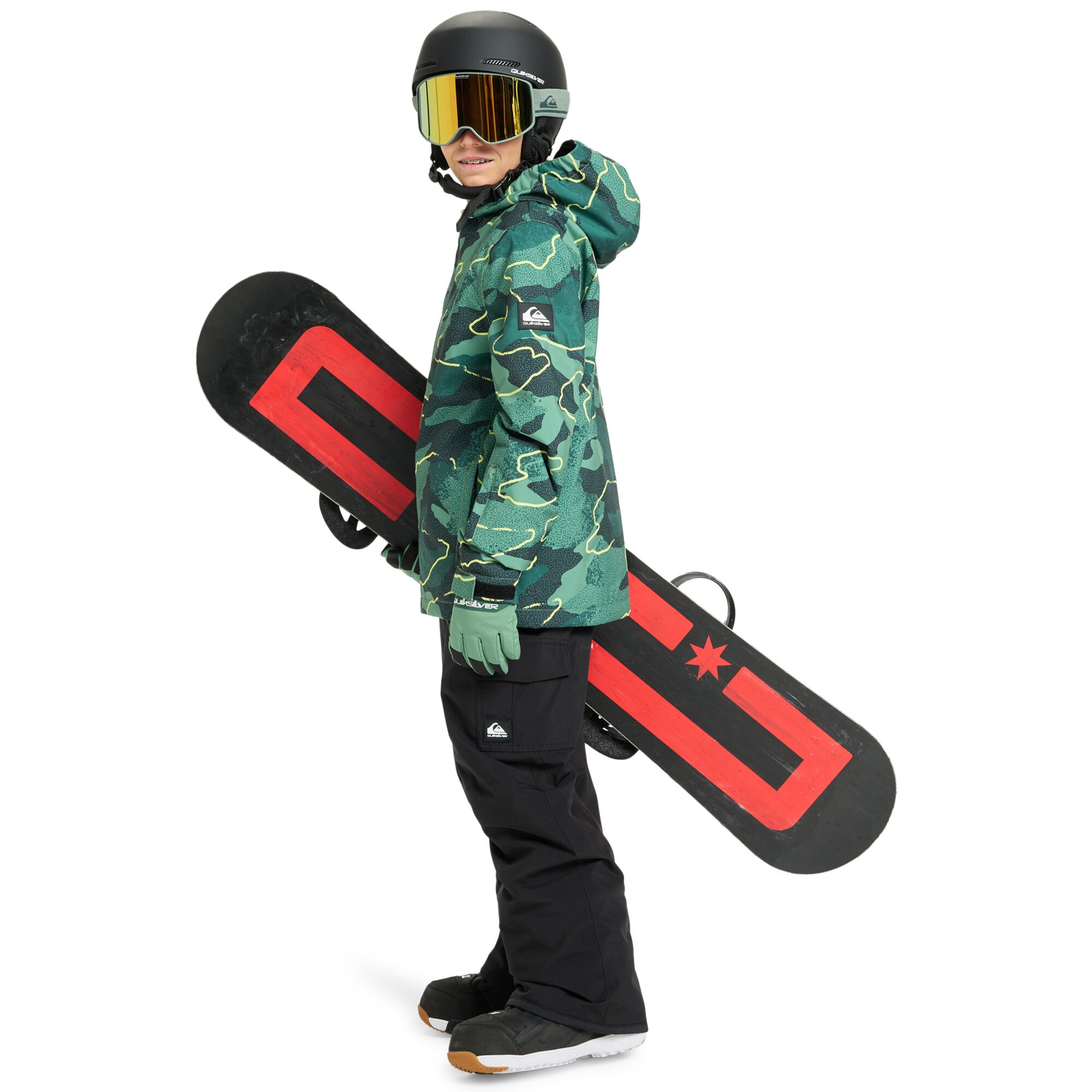 Pantalón de niños Porter Quiksilver - Negro Negro-3