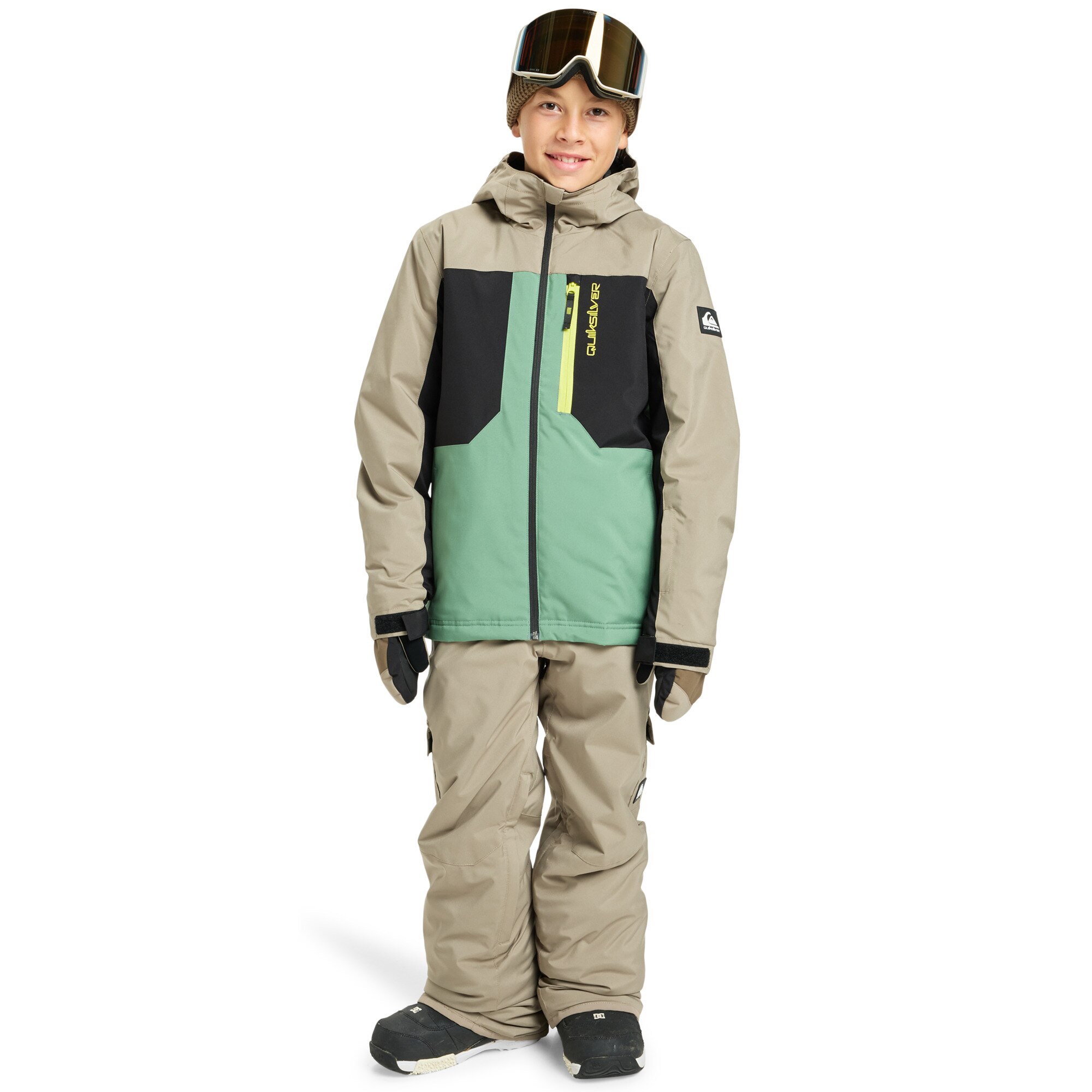 Pantalón de niños Porter Quiksilver - Beige Beige-3
