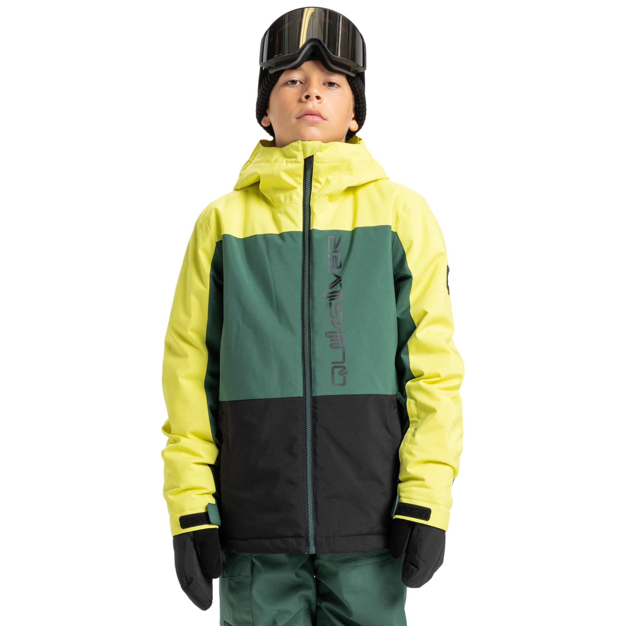 Chaqueta de niños Side Hit Block Quiksilver - Amarillo Amarillo-1