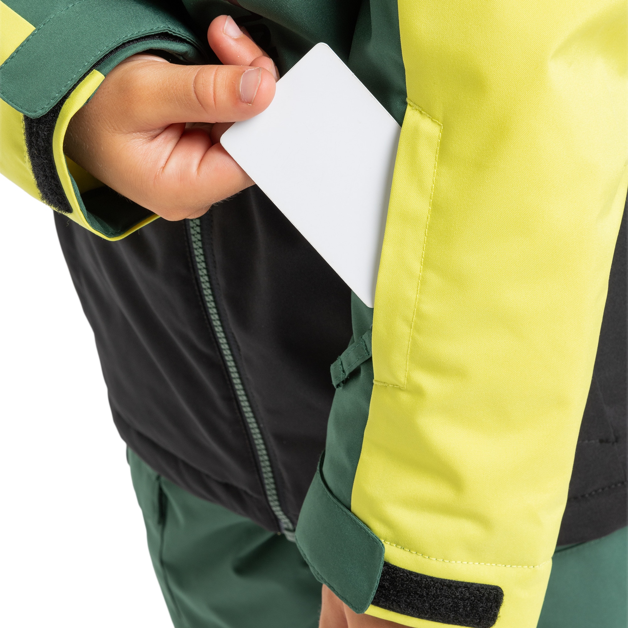 Chaqueta de niños Side Hit Block Quiksilver - Amarillo Amarillo-5