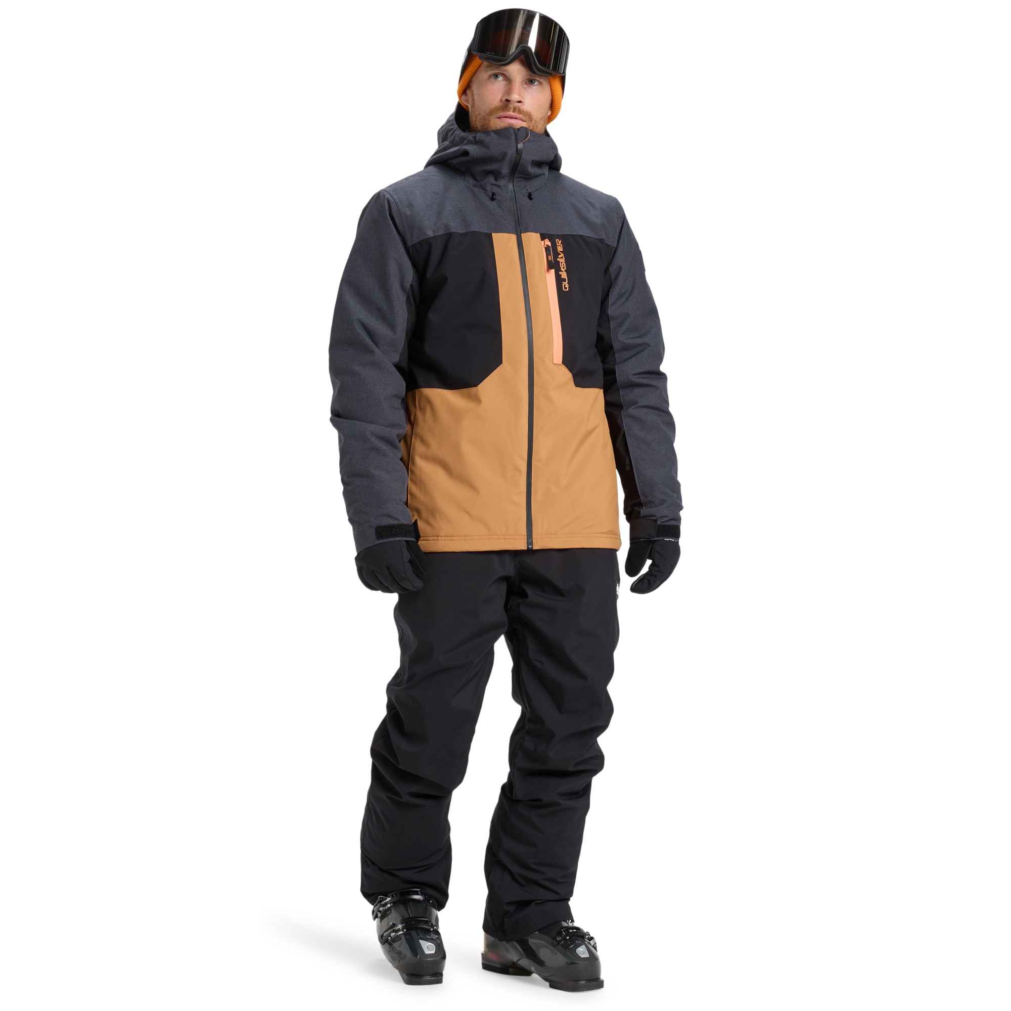 Chaqueta de hombre Dawson Quiksilver - Naranja Naranja-3