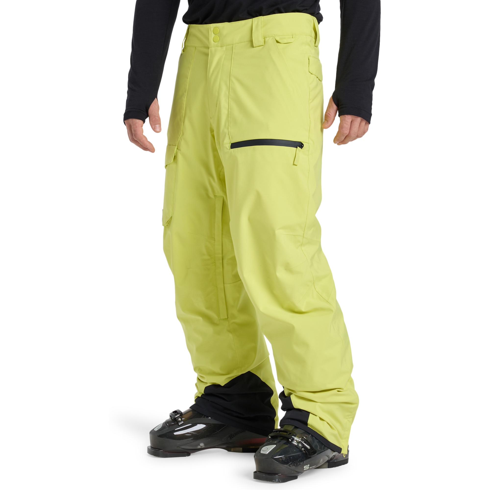 Pantalón de hombre Utility Quiksilver - Amarillo Flúor Amarillo Flúor-4