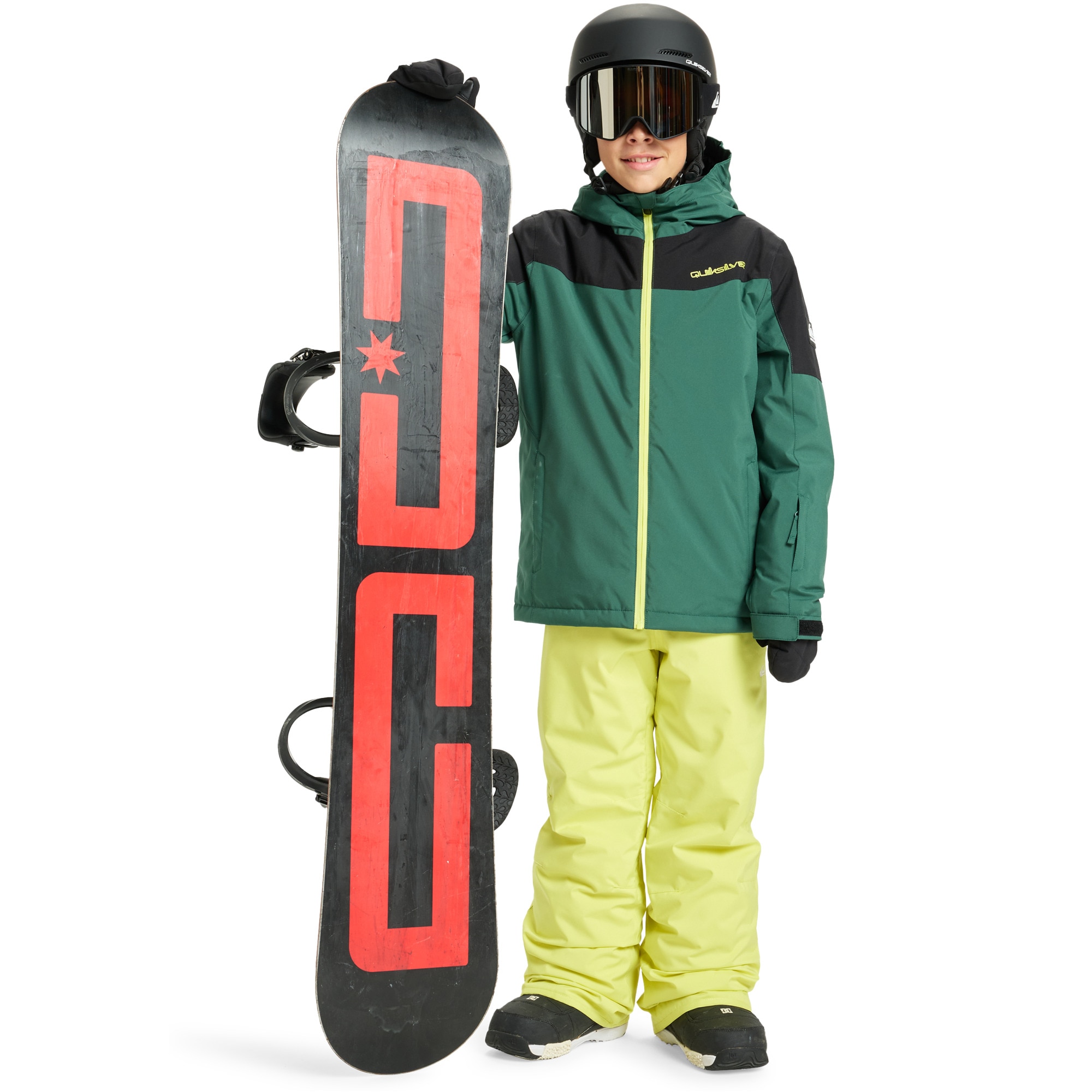 Chaqueta de niños Titano Quiksilver - Verde Verde-3