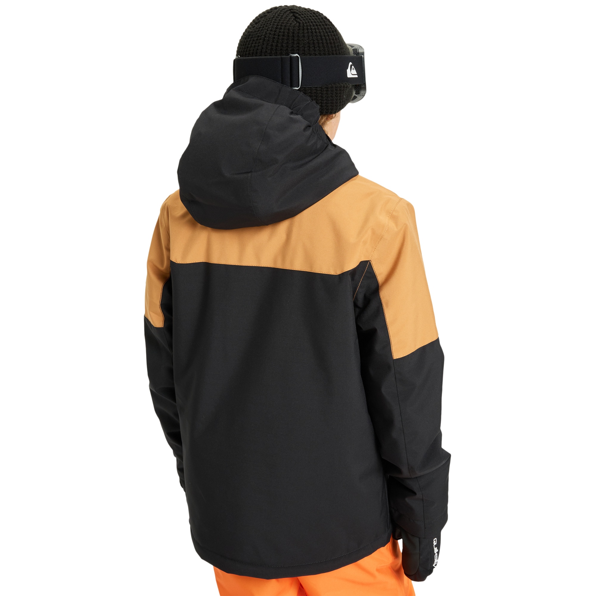 Chaqueta de niños Titano Quiksilver - Negro / Naranja Negro / Naranja-2
