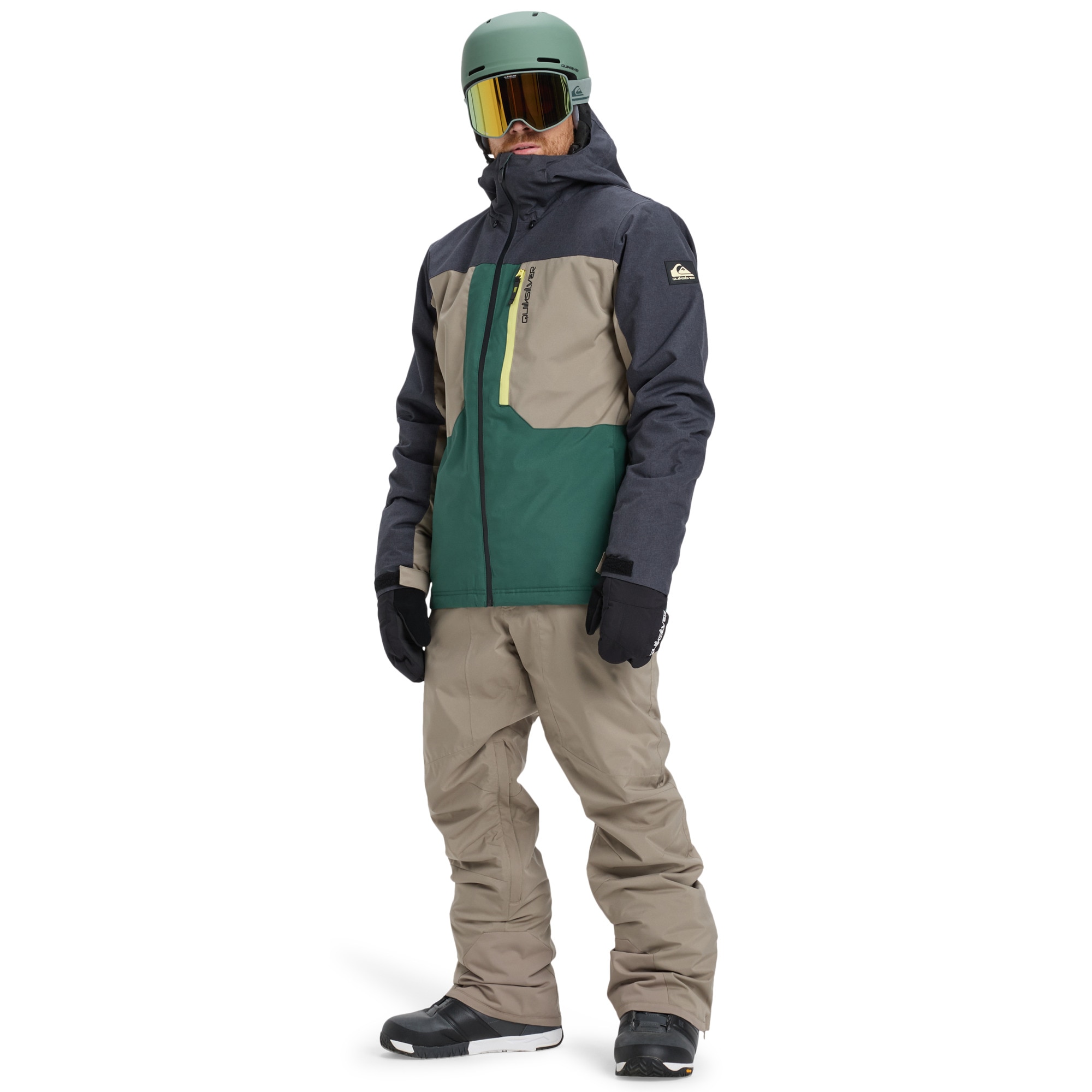 Chaqueta de hombre Dawson Quiksilver - Verde Verde-3