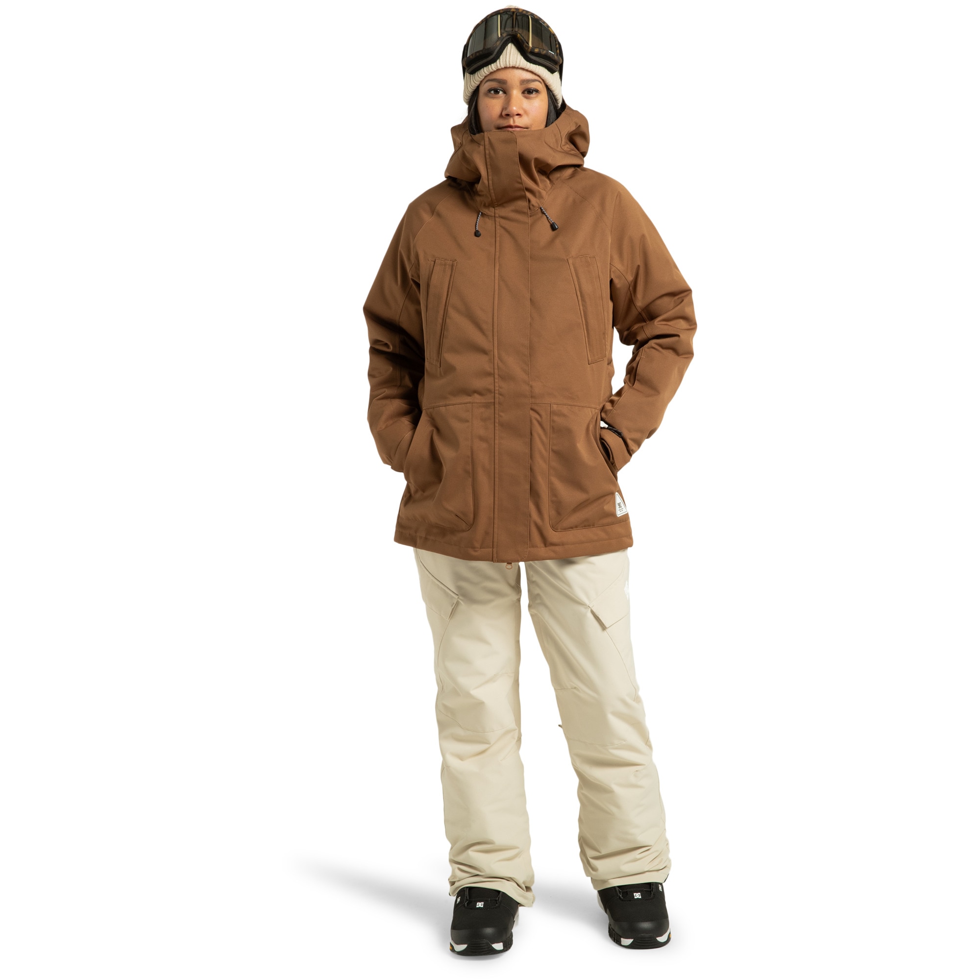 Pantalón de snow de mujer Nonchalant DC Shoes - Beige Beige-3