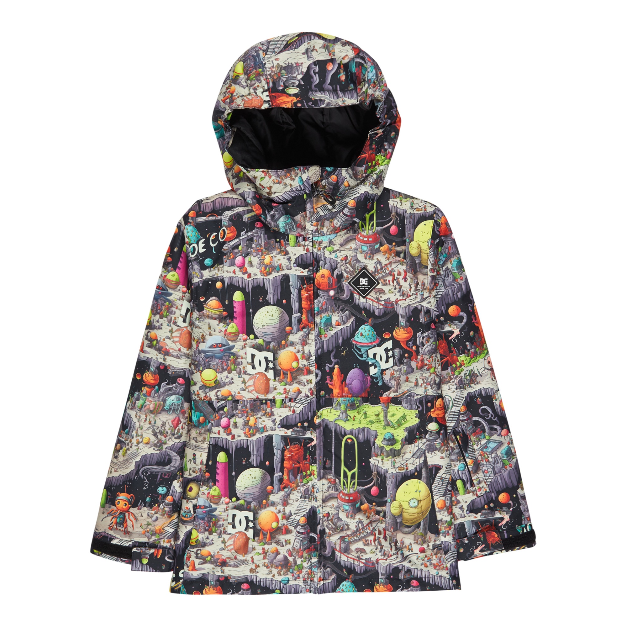 Imagen 1 de Chaqueta de snow de niños Basis Print DC Shoes Negro