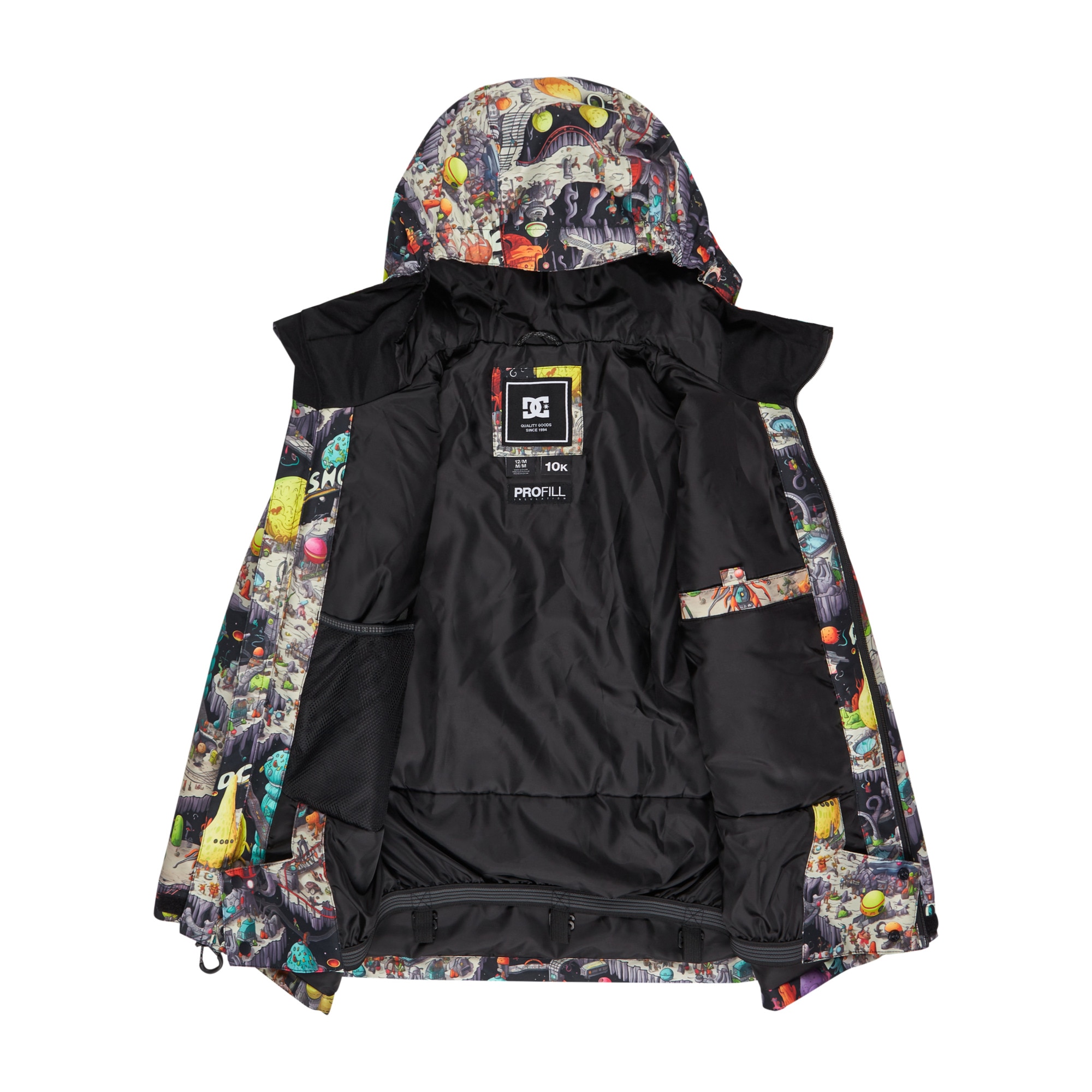 Imagen 2 de Chaqueta de snow de niños Basis Print DC Shoes - Negro Negro