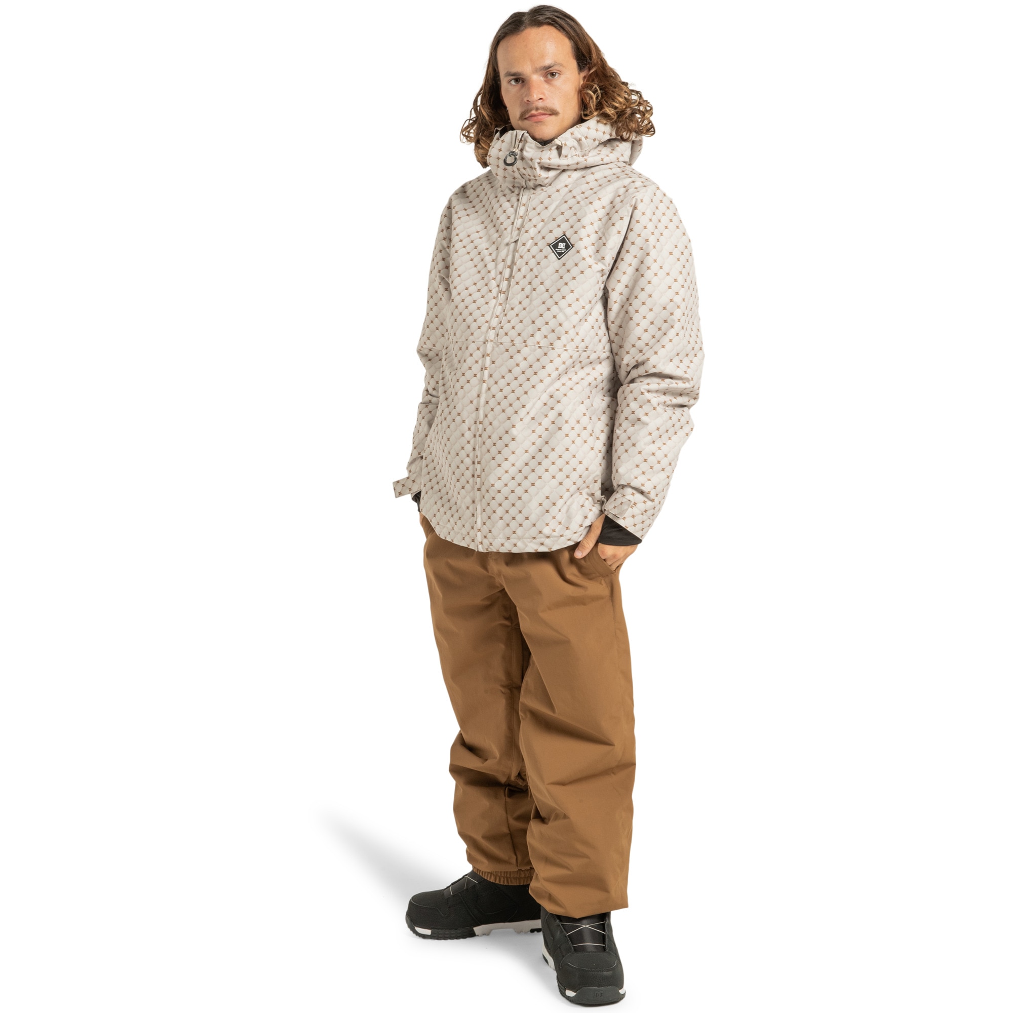 Chaqueta de snow de hombre Basis Print DC Shoes - Beige Beige-4