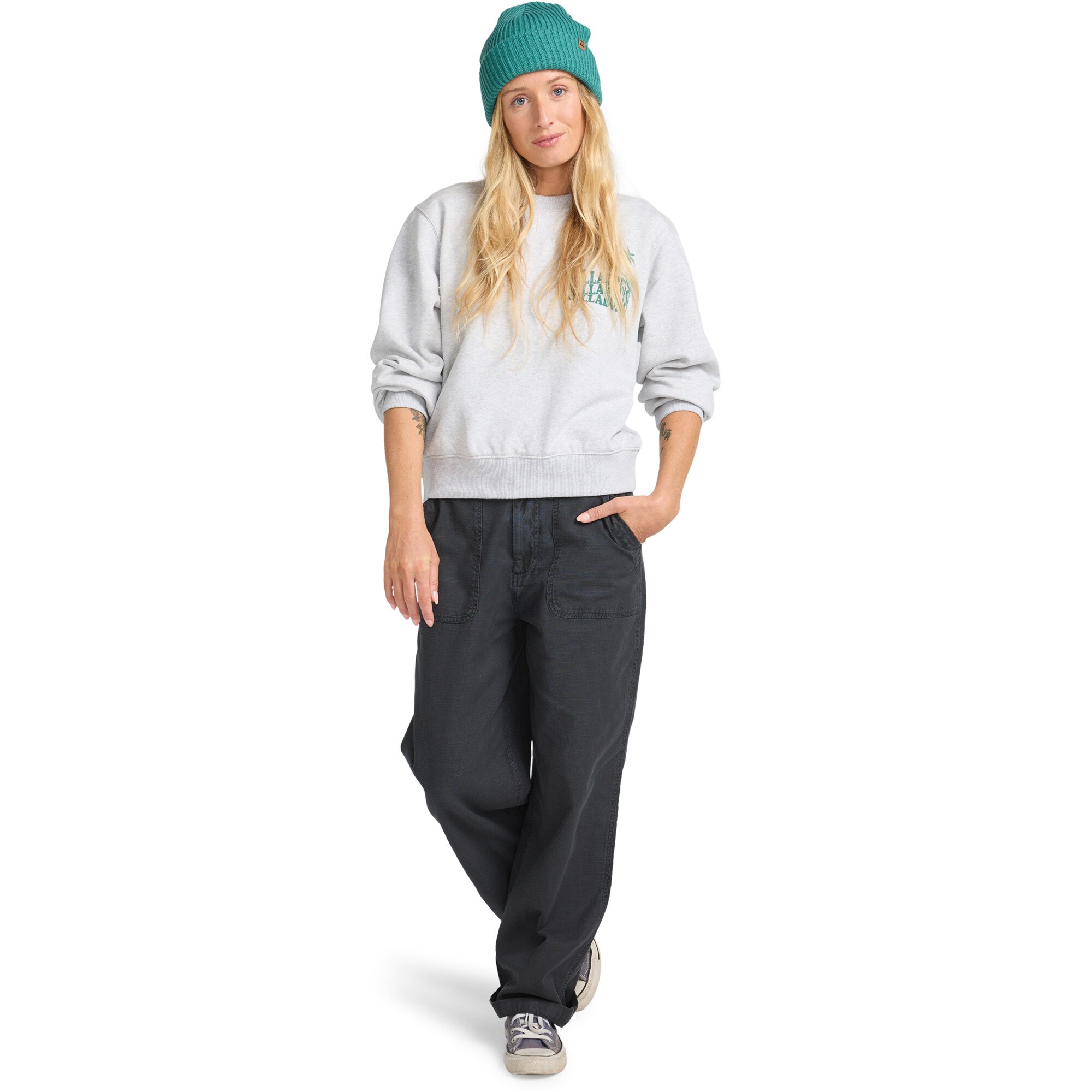 Imagen 2 de Sudadera de mujer Familiy Tree Billabong - Gris Gris