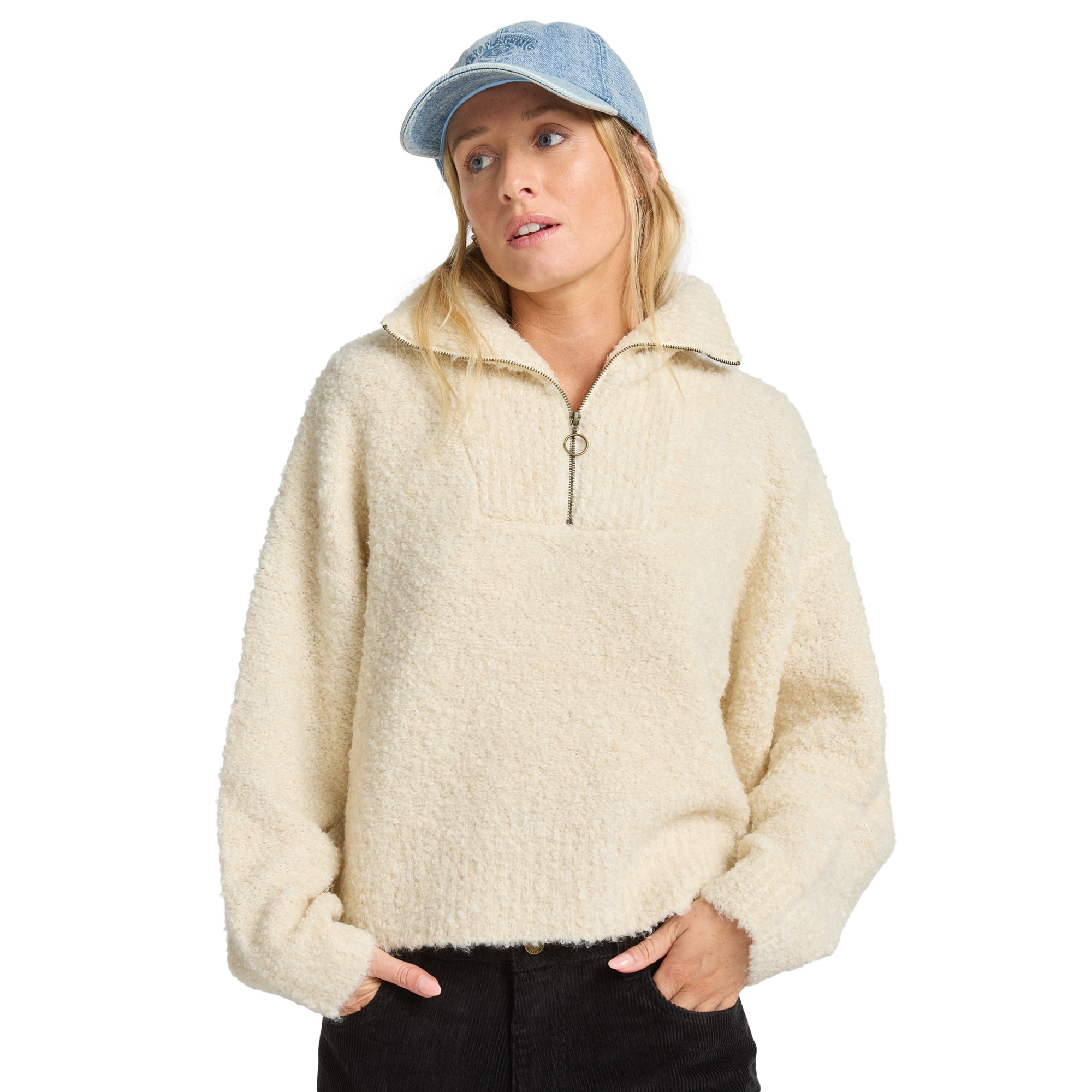 Imagen 0 de Forro polar de mujer Lost Heaven Billabong Beige