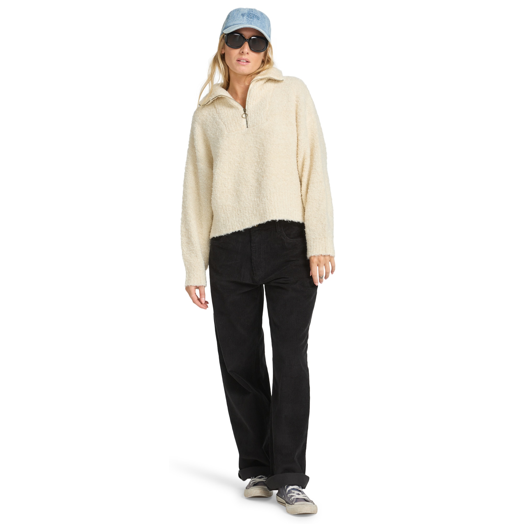 Forro polar de mujer Lost Heaven Billabong - Beige Beige-3