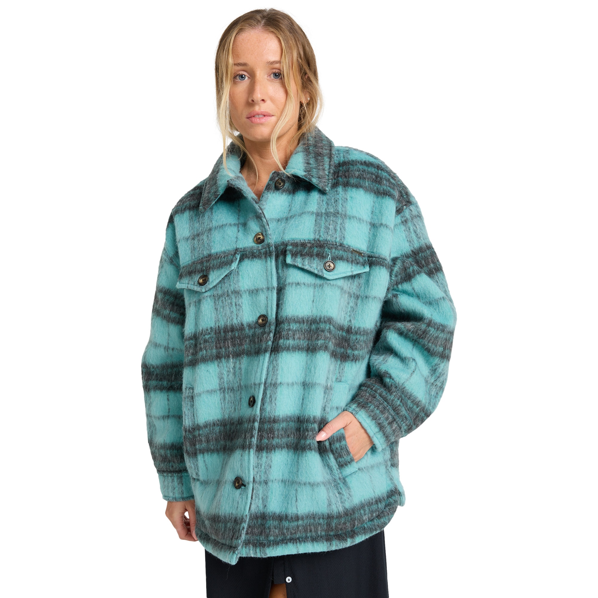 Imagen 3 de Chaqueta de mujer Lucky Star Billabong - Verde azulado Verde azulado