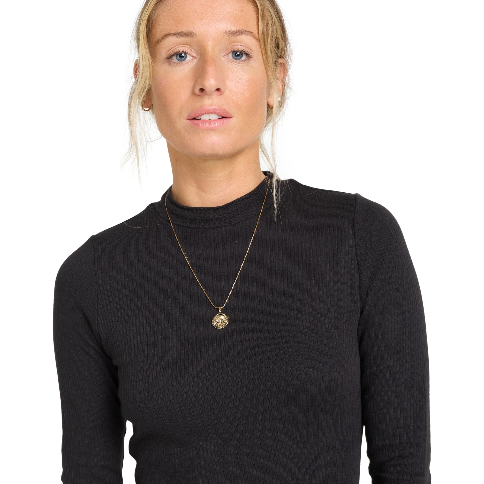 Minivestido de punto de mujer Everleigh Mock Billabong - Negro Negro-5