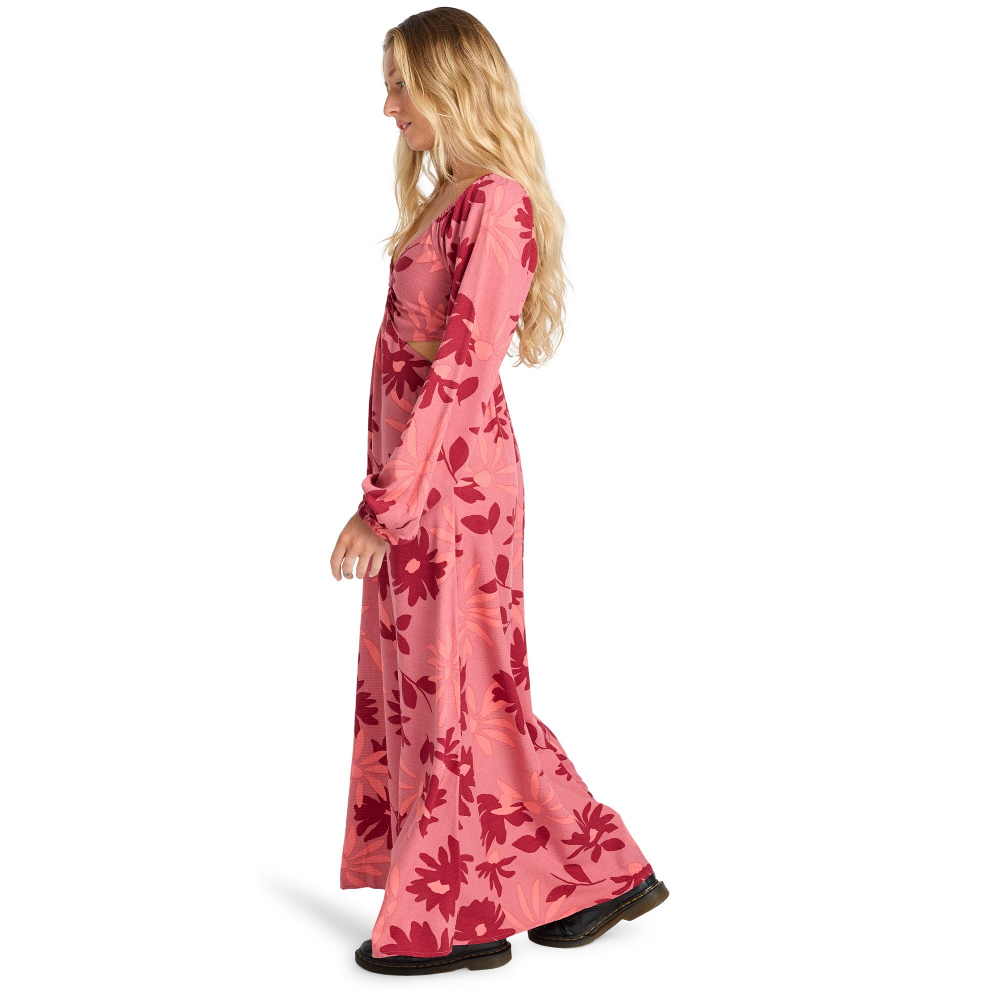 Maxivestido de mujer Last Call Billabong - Rosa Rosa-4