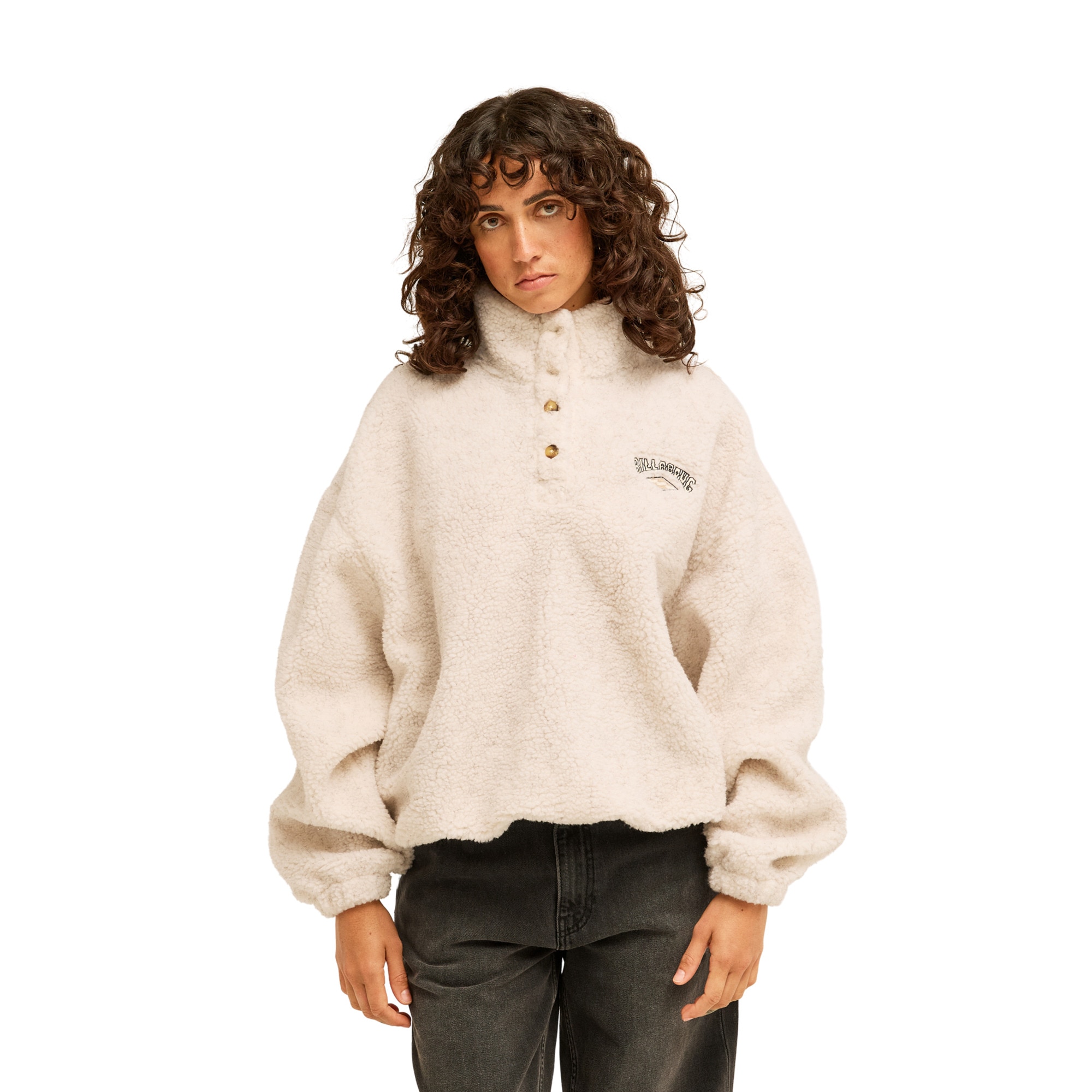 Imagen 1 de Sudadera de mujer Run The Road Billabong - Blanco Blanco