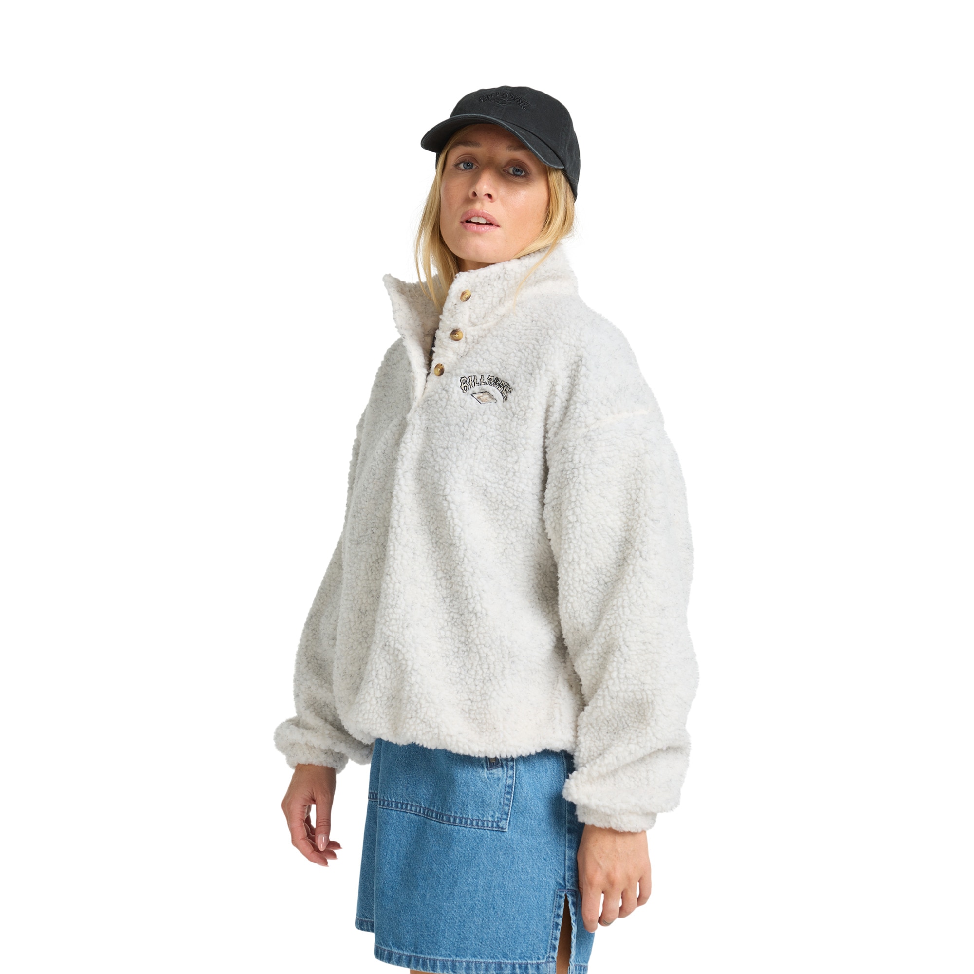 Imagen 5 de Sudadera de mujer Run The Road Billabong - Blanco Blanco