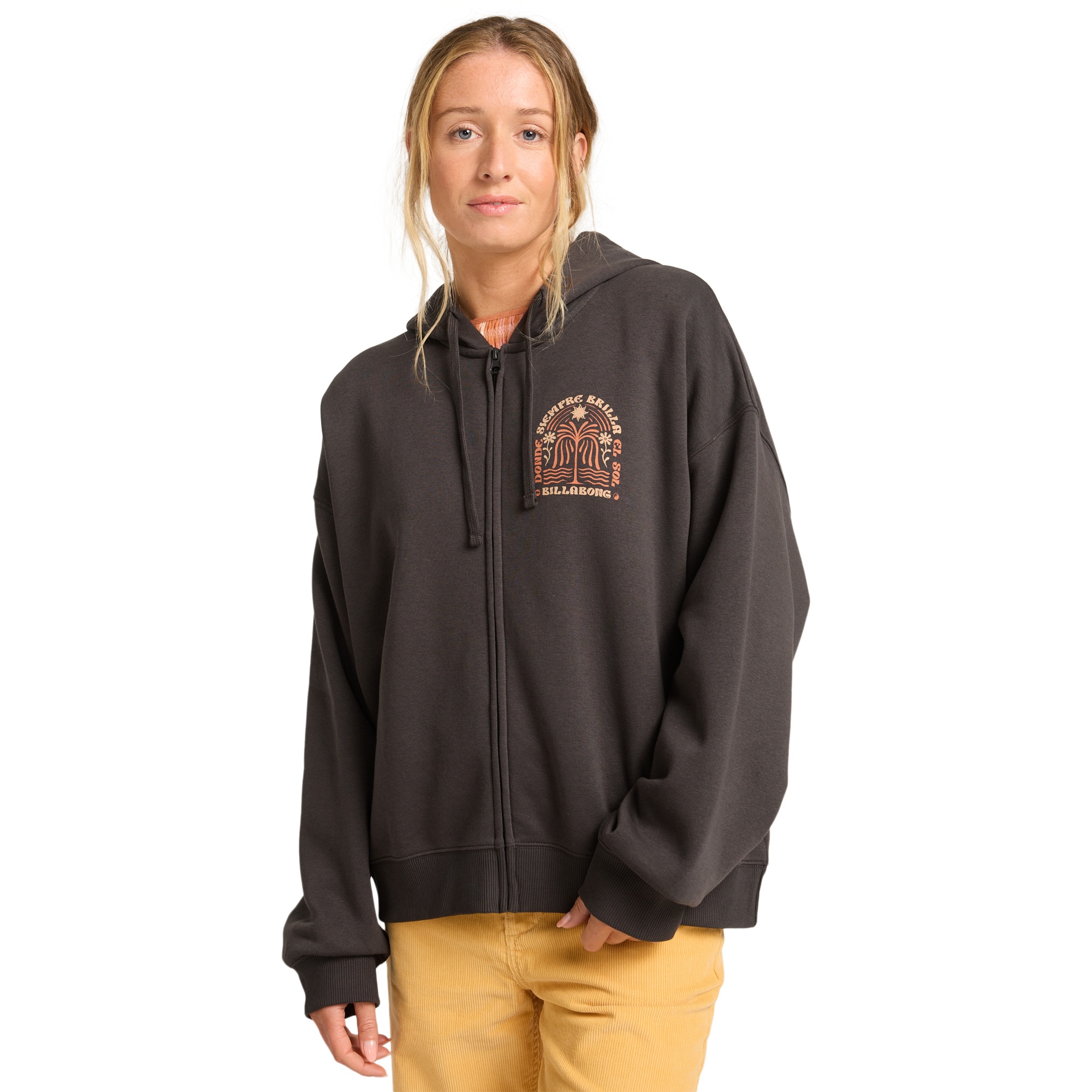 Imagen 1 de Sudadera de mujer El Sol Billabong - Negro Negro
