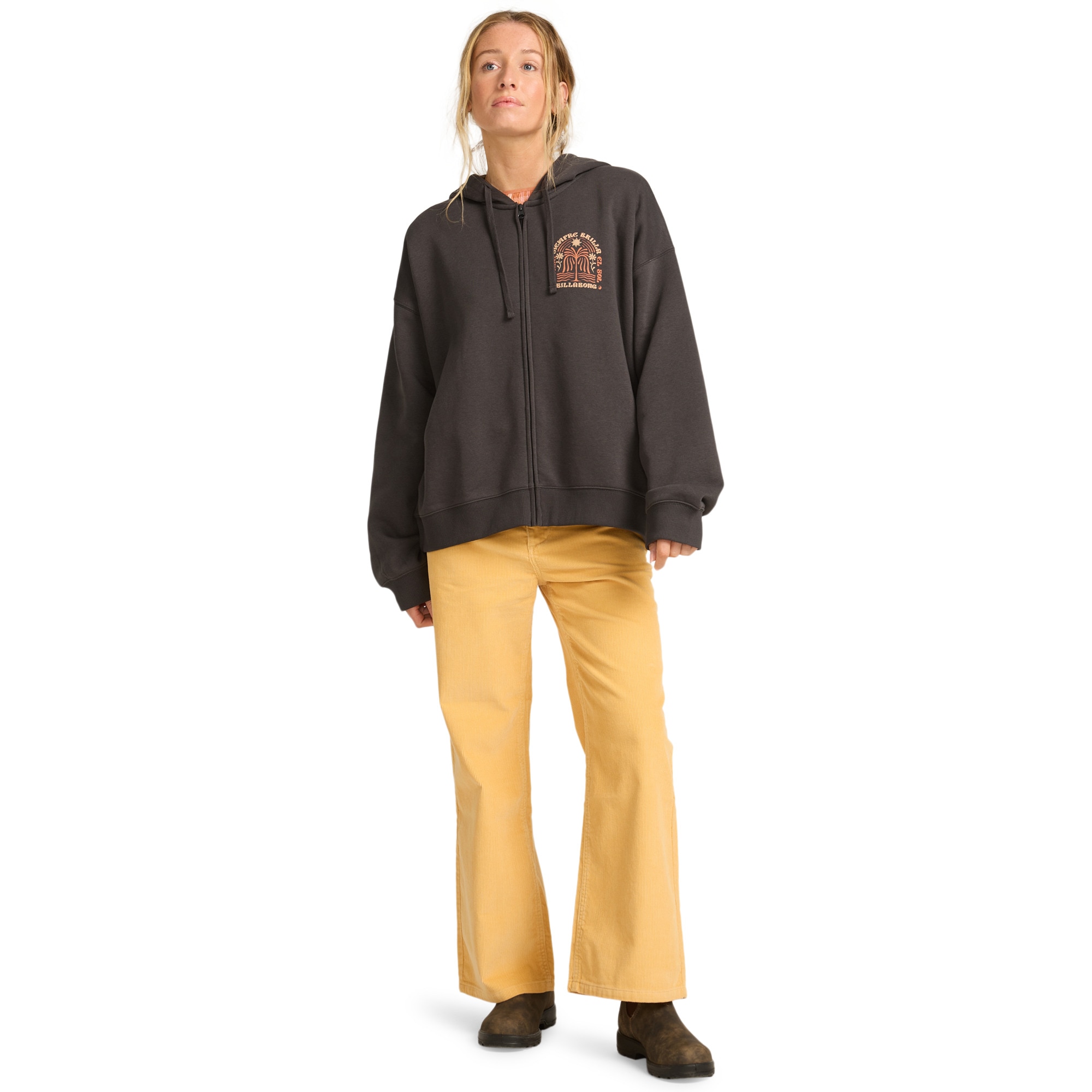 Imagen 2 de Sudadera de mujer El Sol Billabong - Negro Negro