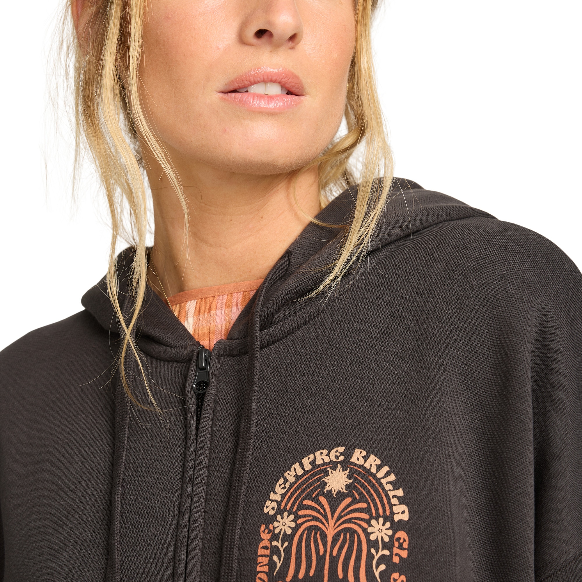 Imagen 5 de Sudadera de mujer El Sol Billabong - Negro Negro