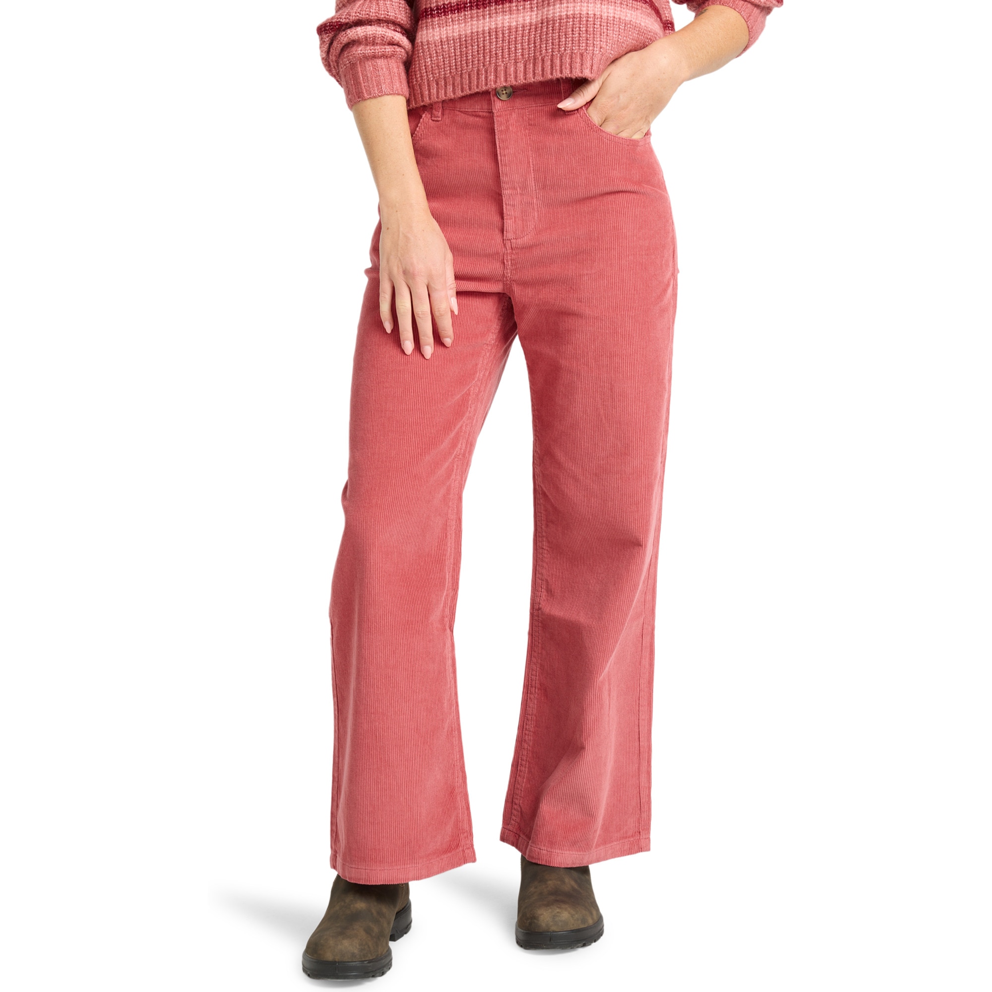 Imagen 0 de Pantalón de mujer Be Free Cord Billabong Gris