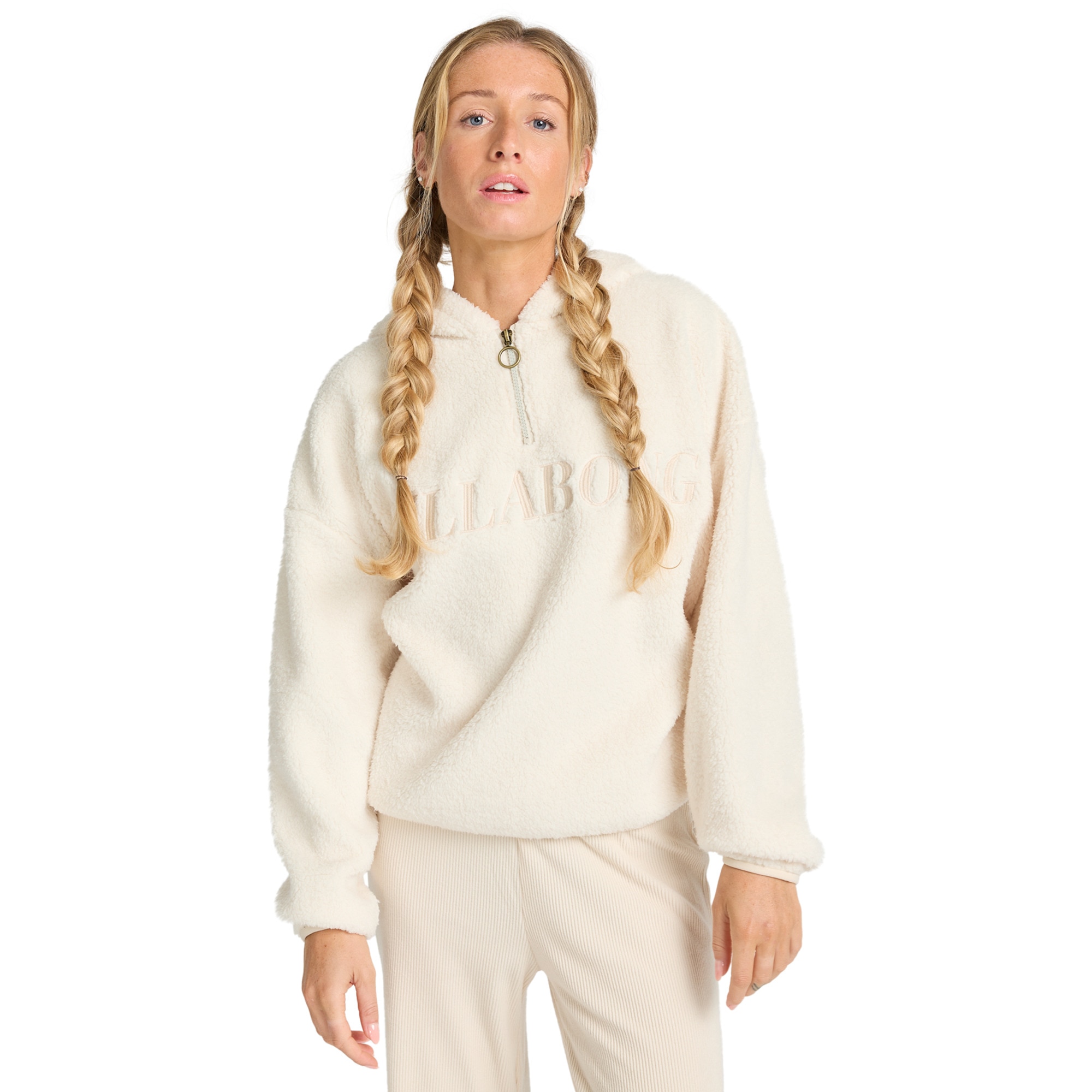 Forro polar de mujer Ready To Go Billabong - Beige Beige-1