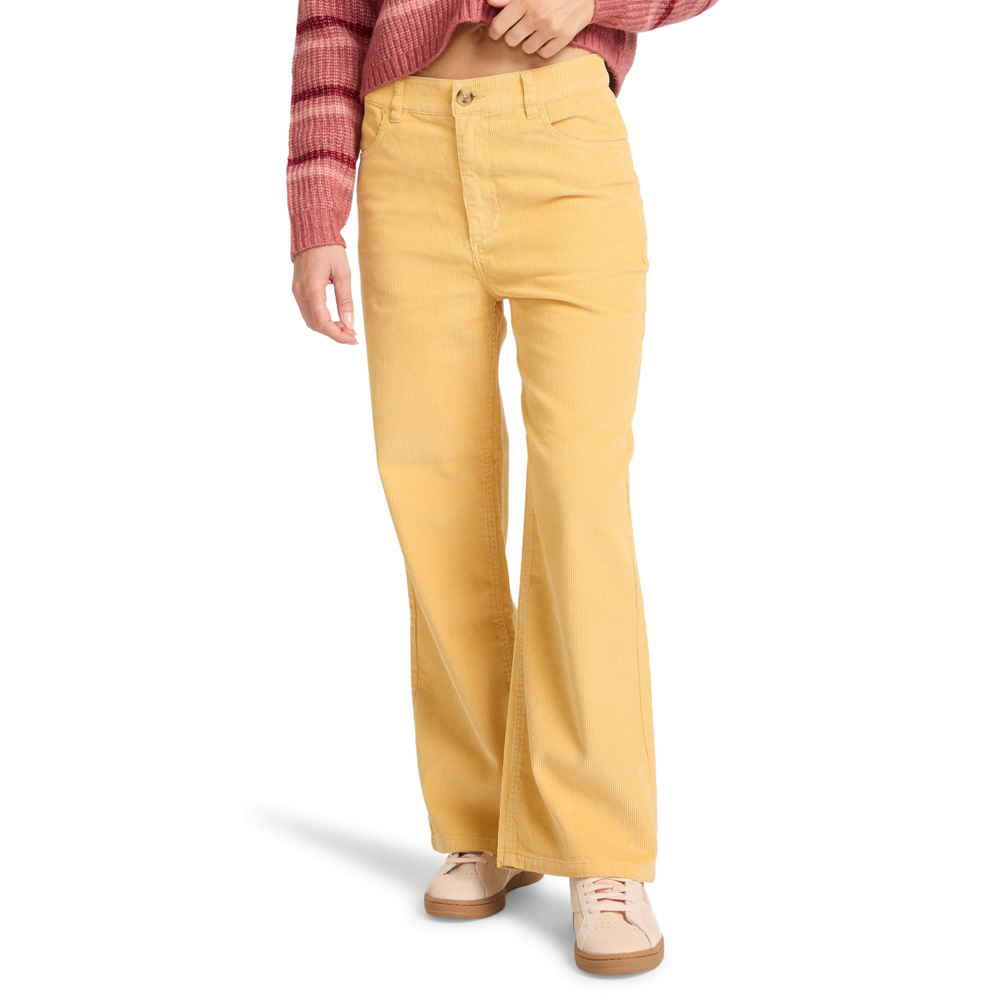 Pantalón de mujer Be Free Cord Billabong - Amarillo Amarillo-1