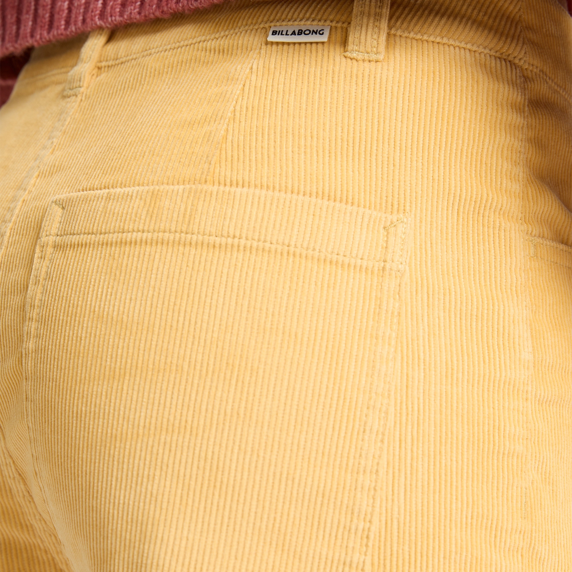 Pantalón de mujer Be Free Cord Billabong - Amarillo Amarillo-4