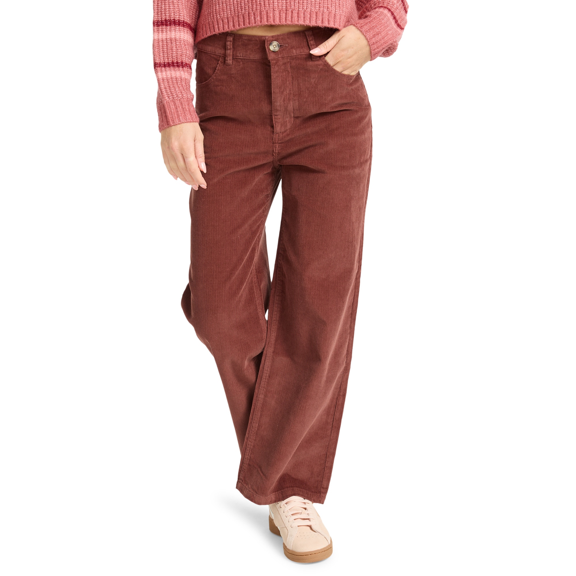 Pantalón de mujer Be Free Cord Billabong - Marrón Marrón-1
